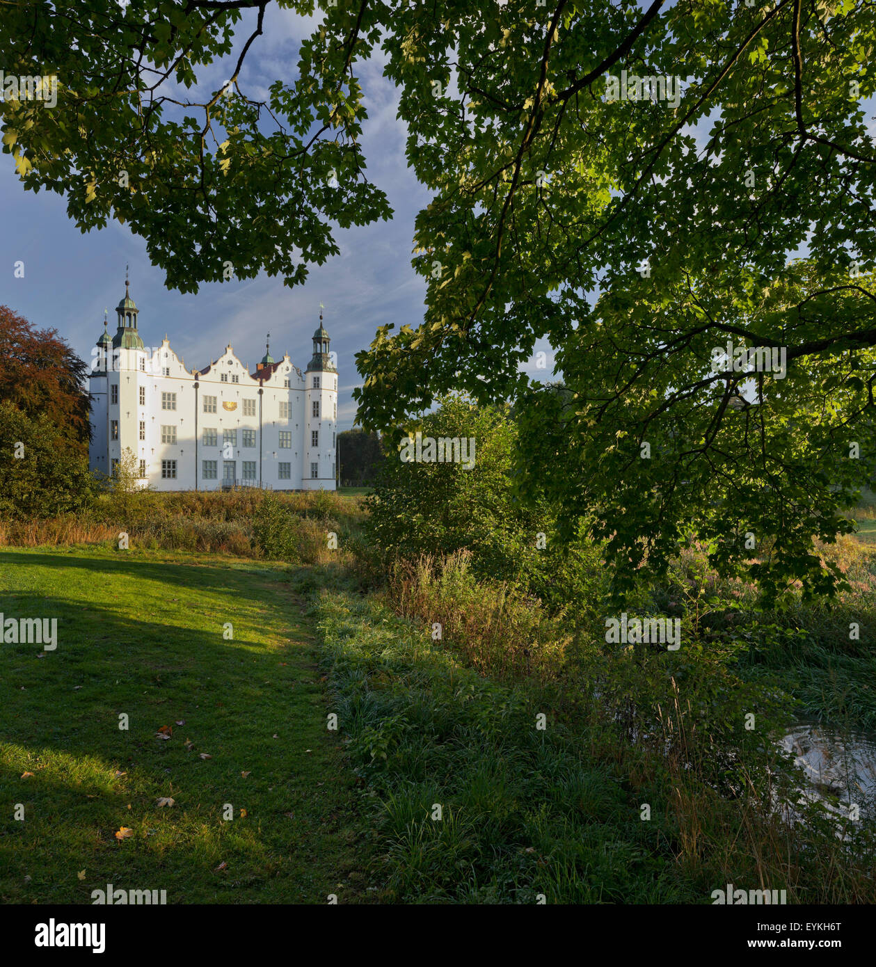 Schloss Burg Ahrens, gemeinsame Ahorn, Schleswig-Holstein, Deutschland Stockfoto