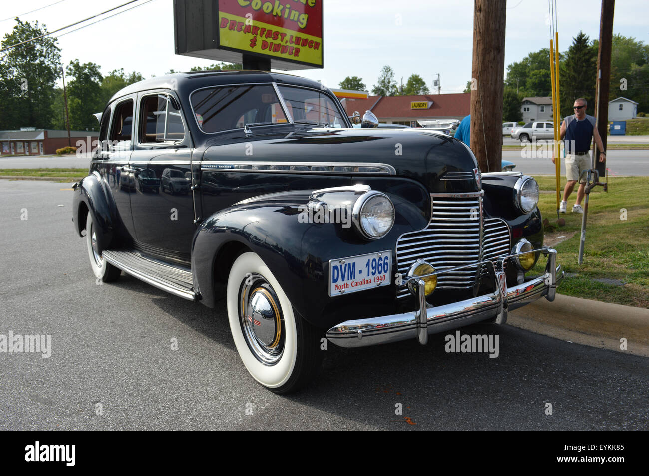 Ein 1940 Chevrolet spezielle Deluxe Oldtimer. Stockfoto