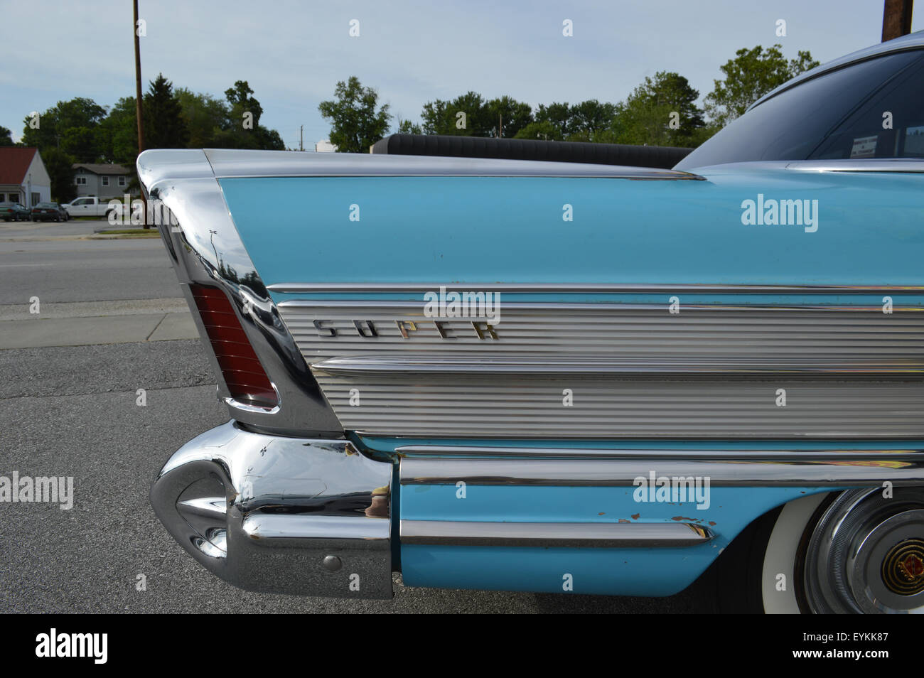 Ein Jahrgang 1958 Buick Super Auto. Stockfoto