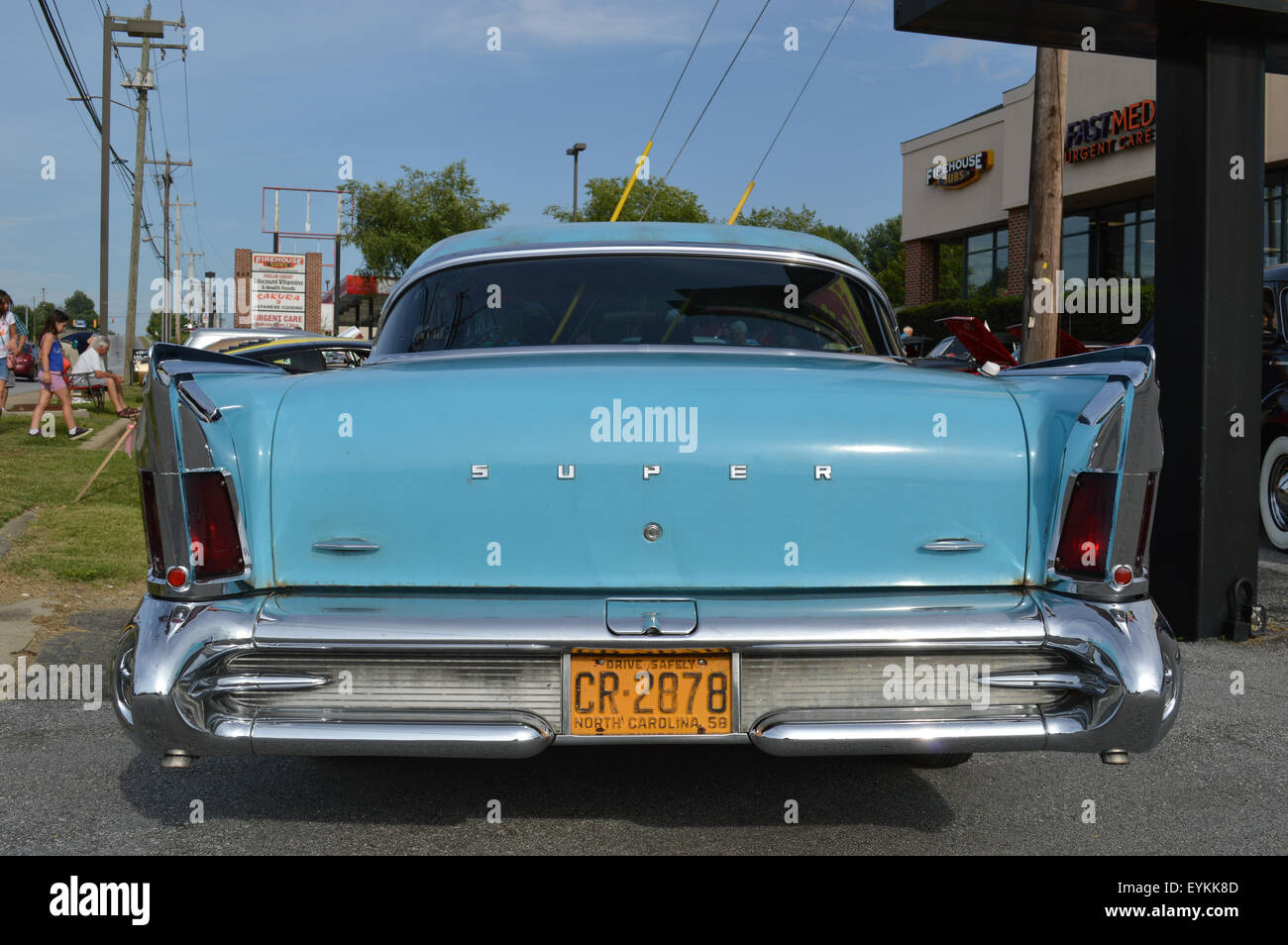 Ein Jahrgang 1958 Buick Super Auto. Stockfoto