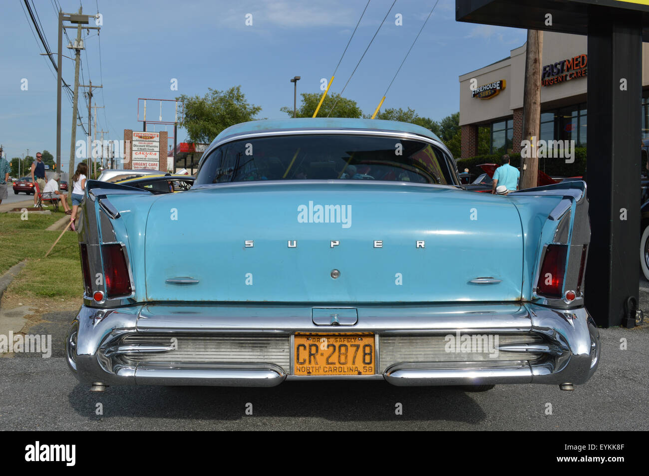 Ein Jahrgang 1958 Buick Super Auto. Stockfoto
