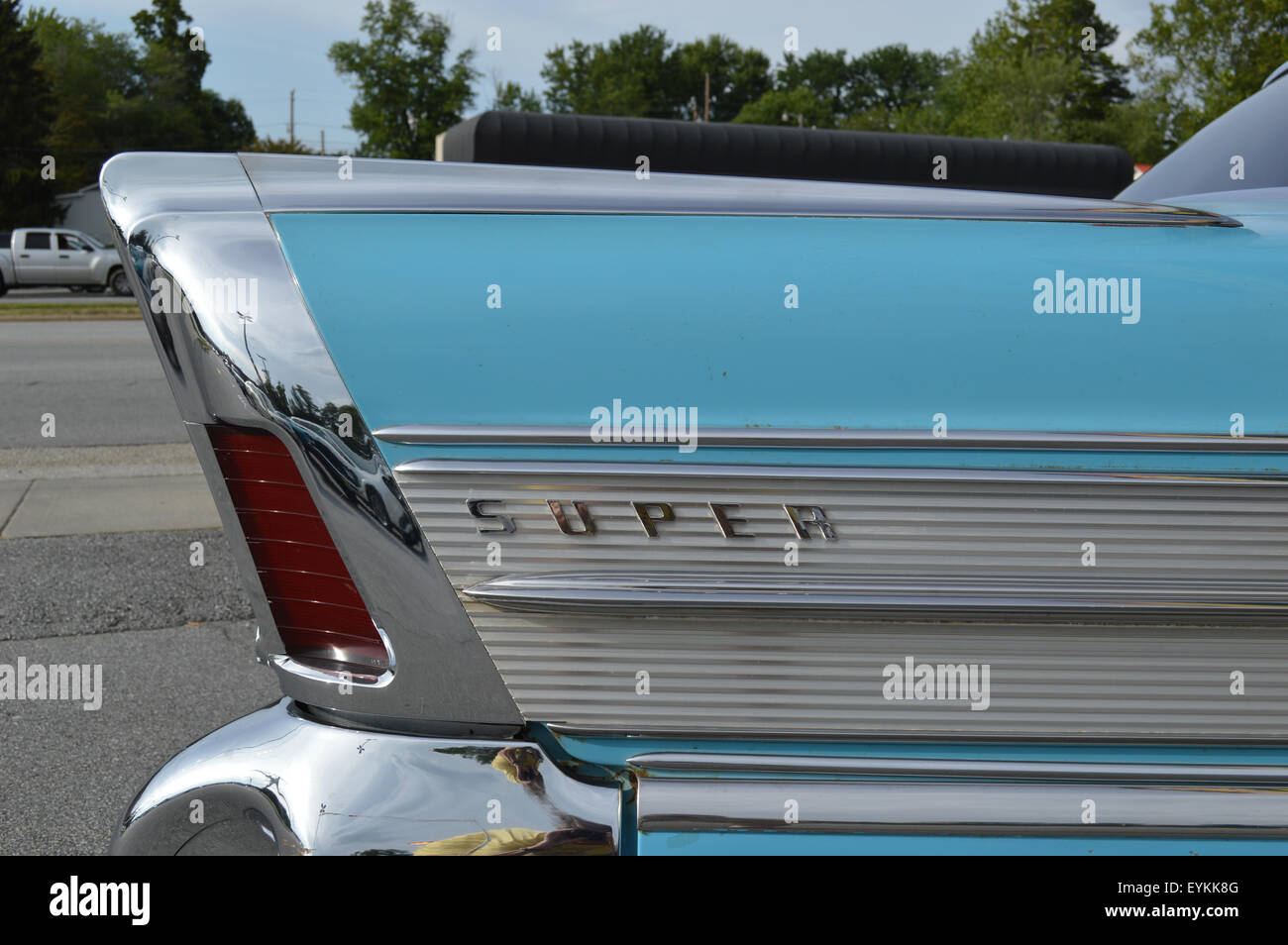 Ein Jahrgang 1958 Buick Super Auto. Stockfoto