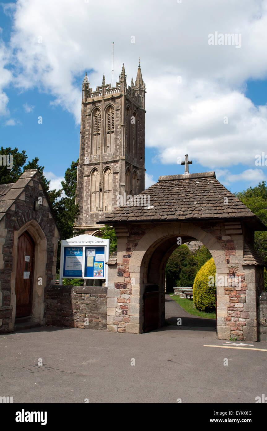 St. Marien Kirche, Yate, Gloucestershire, England, Vereinigtes Königreich Stockfoto