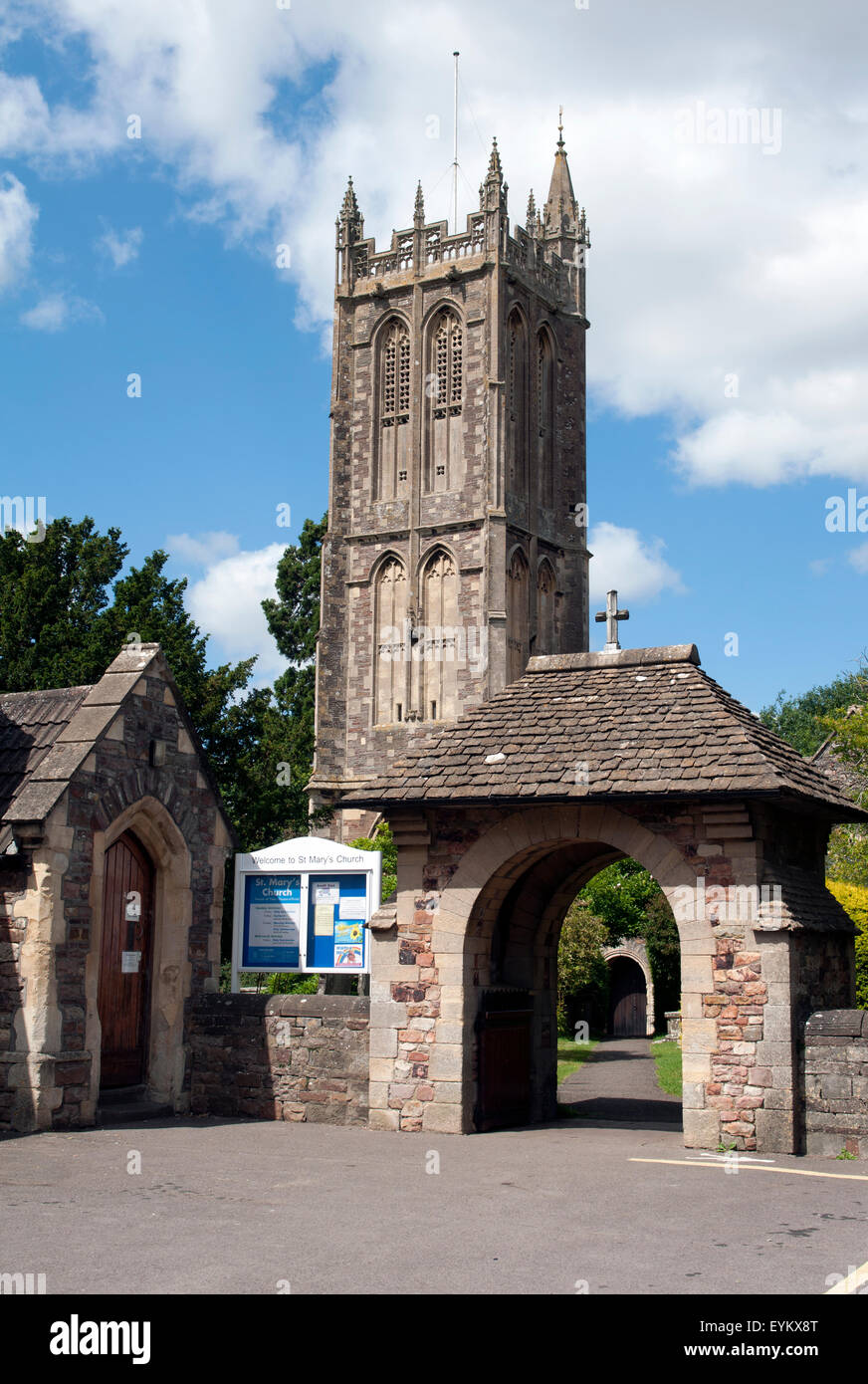 St. Marien Kirche, Yate, Gloucestershire, England, Vereinigtes Königreich Stockfoto
