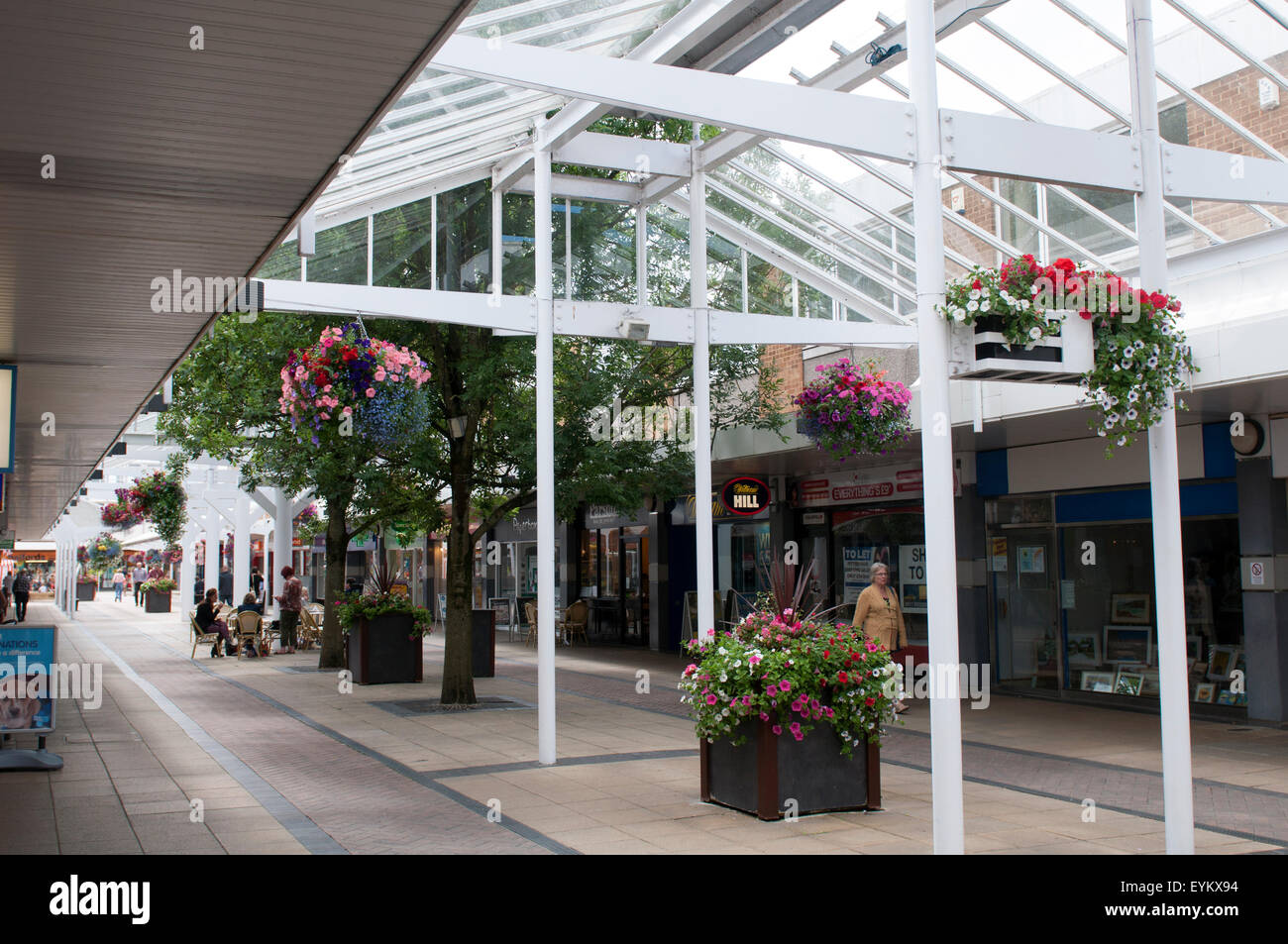 Yate Einkaufszentrum, Yate, Gloucestershire, England, Vereinigtes Königreich Stockfoto