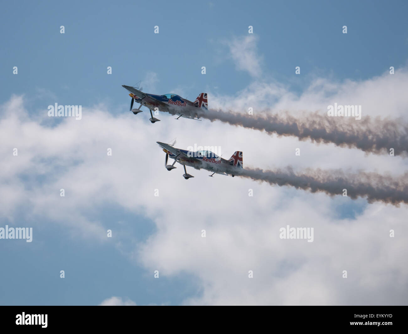 Das Red Bull Matadore Kunstflug Display team Stockfoto