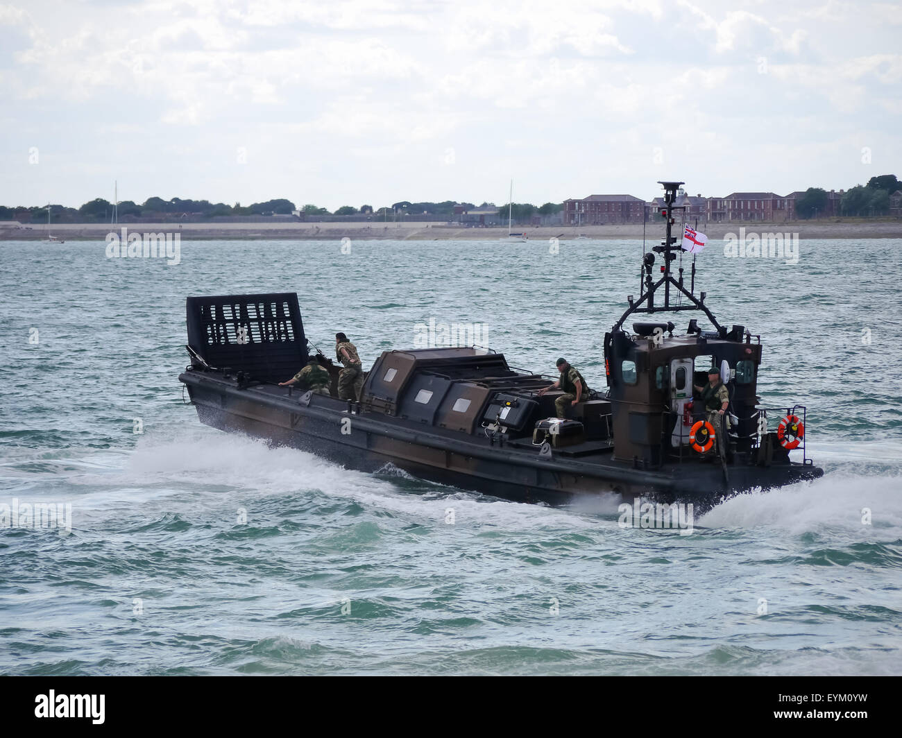 Ein Landungsboot der Royal Marines LCVP Mk5 Stockfoto