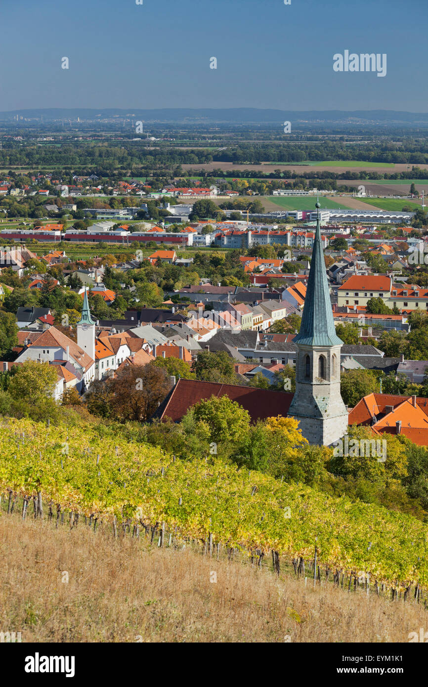 Gumpoldskirchen, Kirche, Thermenregion, Niederösterreich, Österreich Stockfoto