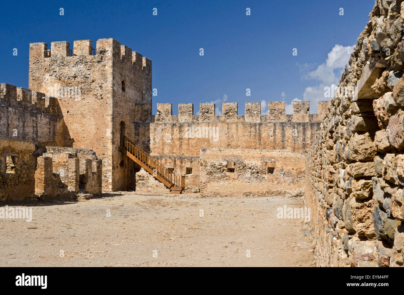 Kreta, Fort von Frangokastéllo, Stockfoto