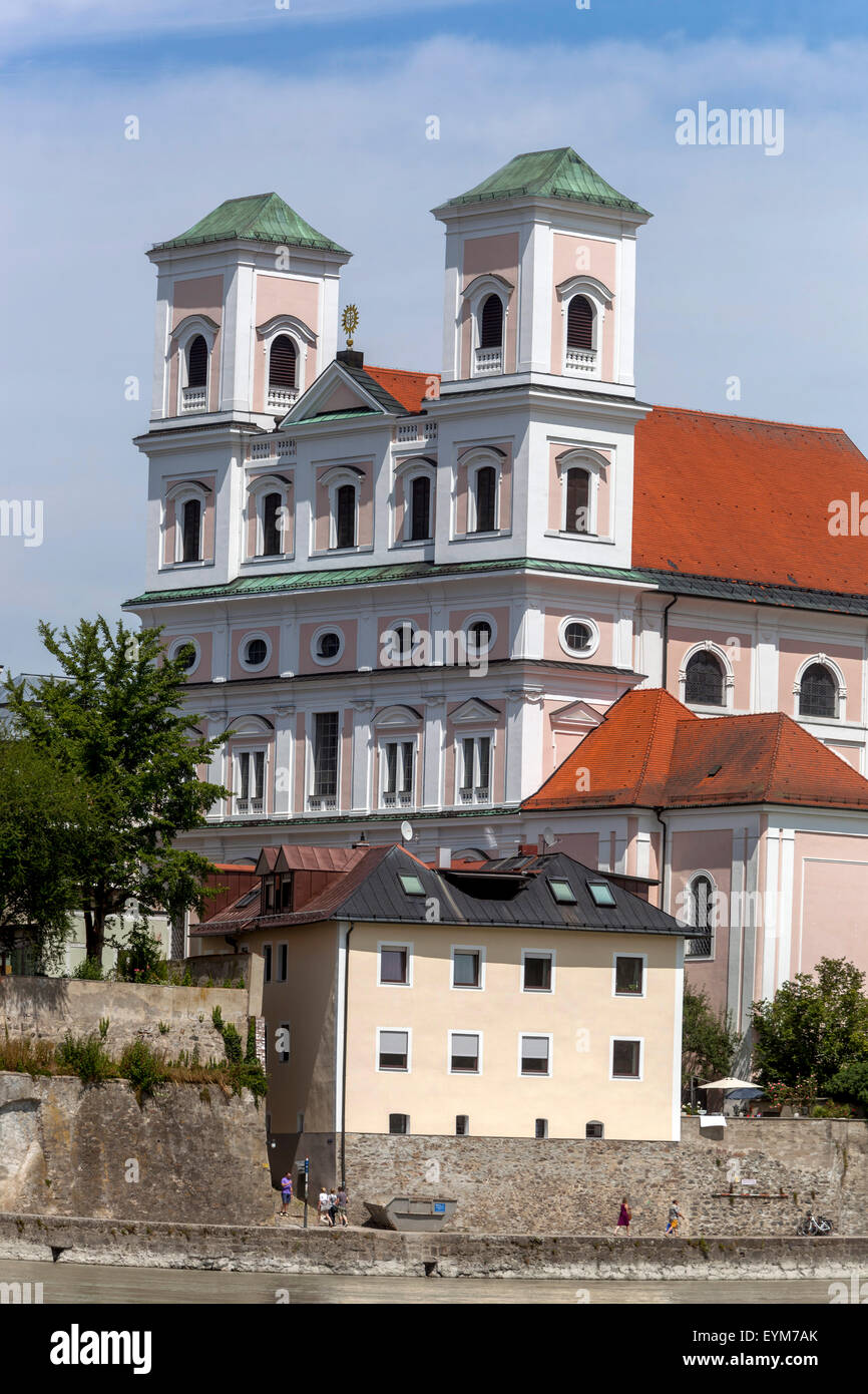 Jesuitenkirche St. Michael, Passau Deutschland Bayern Stockfoto