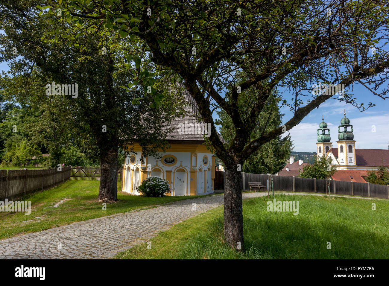 Wallfahrtskirche Kloster St. Mariahilf, Passau, Niederbayern, Deutschland Stockfoto