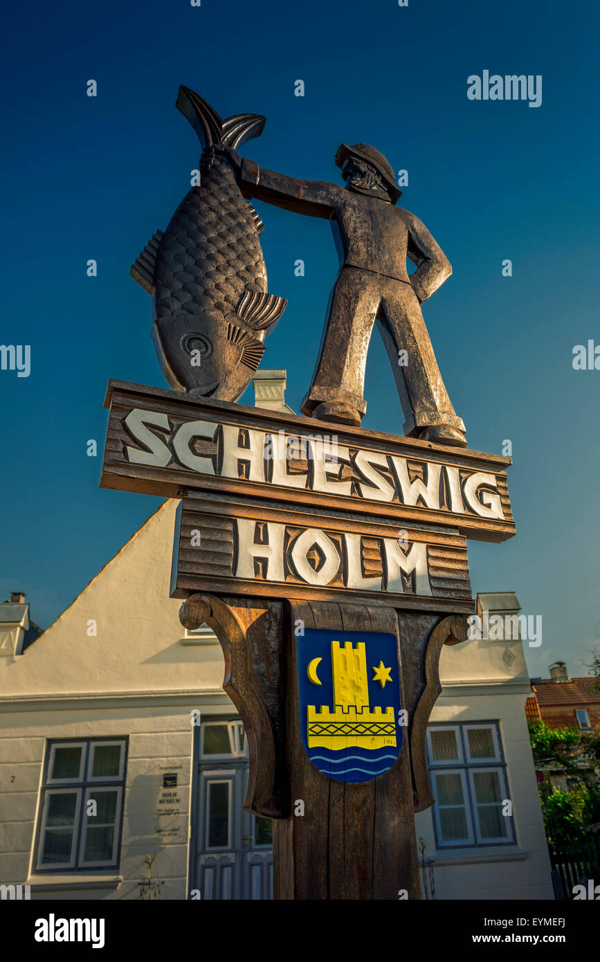Deutschland, Schleswig-Holstein, Schleswig, Holm Stockfoto
