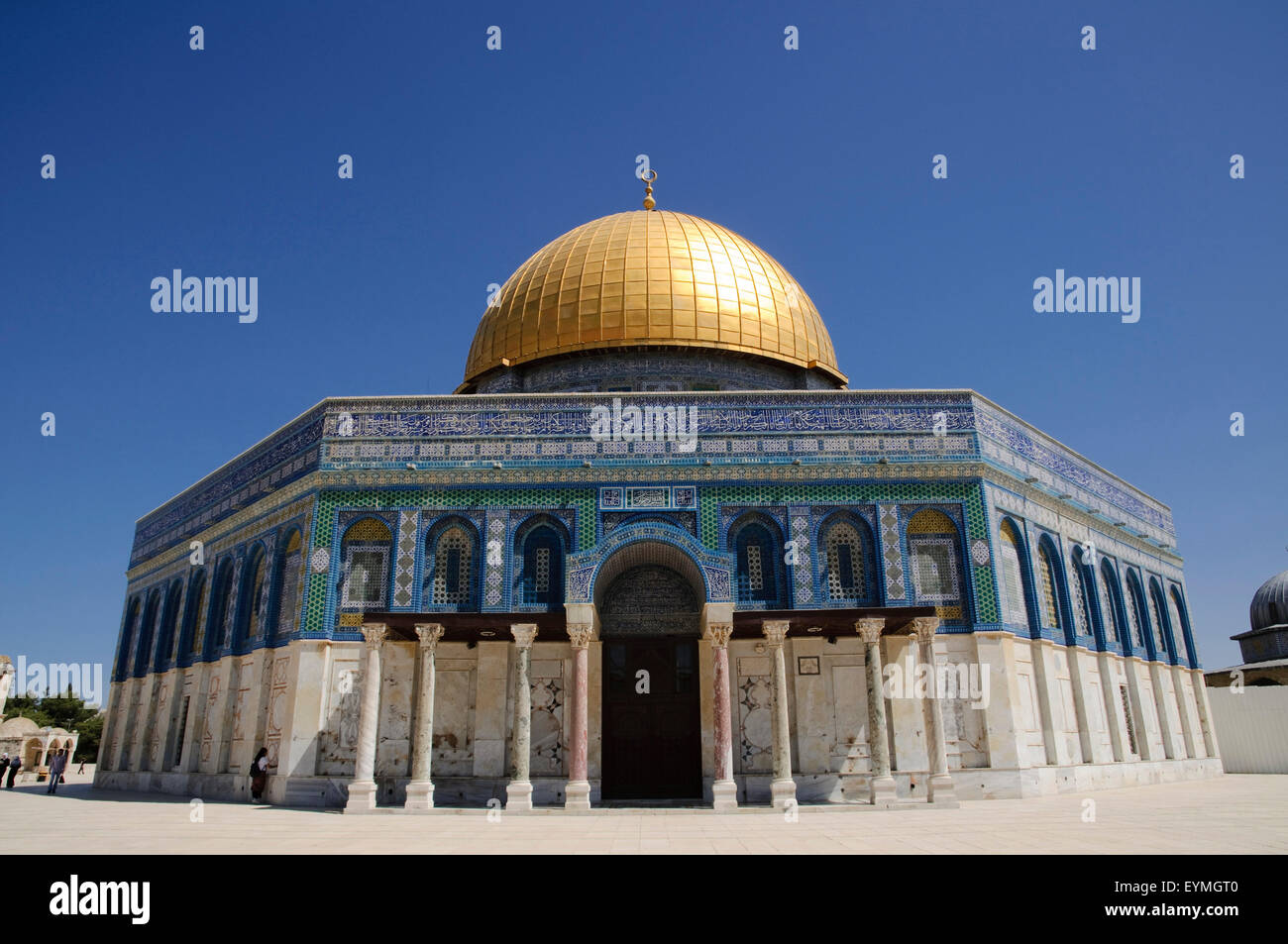 Altstadt von Jerusalem, Tempelberg, Felsen-Kathedrale, goldene Kuppel, Israel Stockfoto