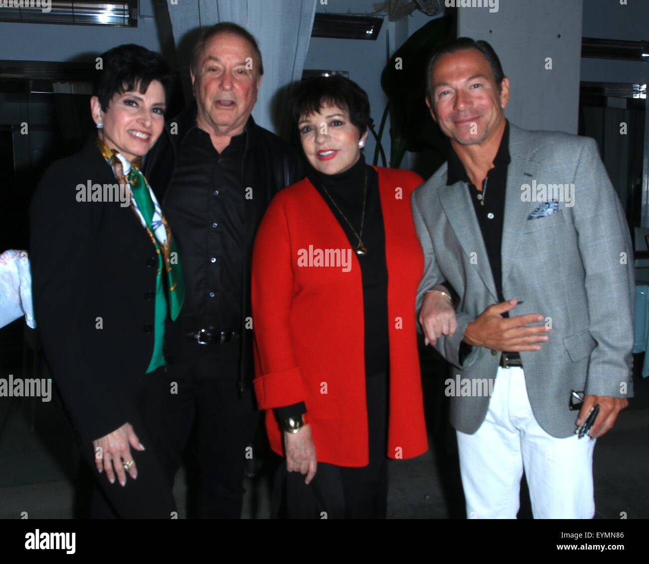 Liza Minnelli besucht Villa Blanca Restaurant mit Beverly Hills: Liza Minnelli Where: Los Angeles, California, Vereinigte Staaten von Amerika bei: 30. Mai 2015 Stockfoto