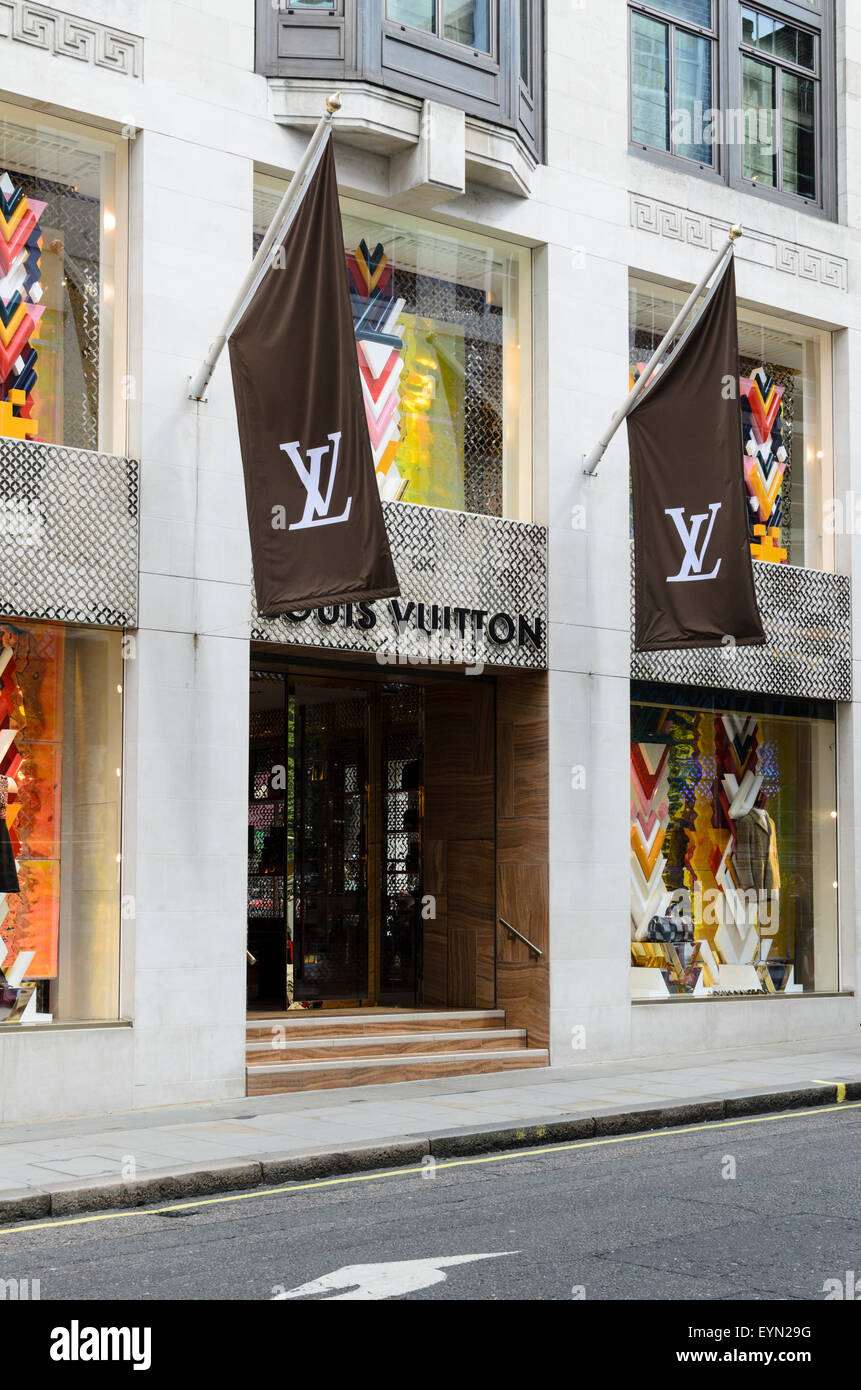 Louis Vuitton Store, Bond Street, London, England, UK Stockfoto