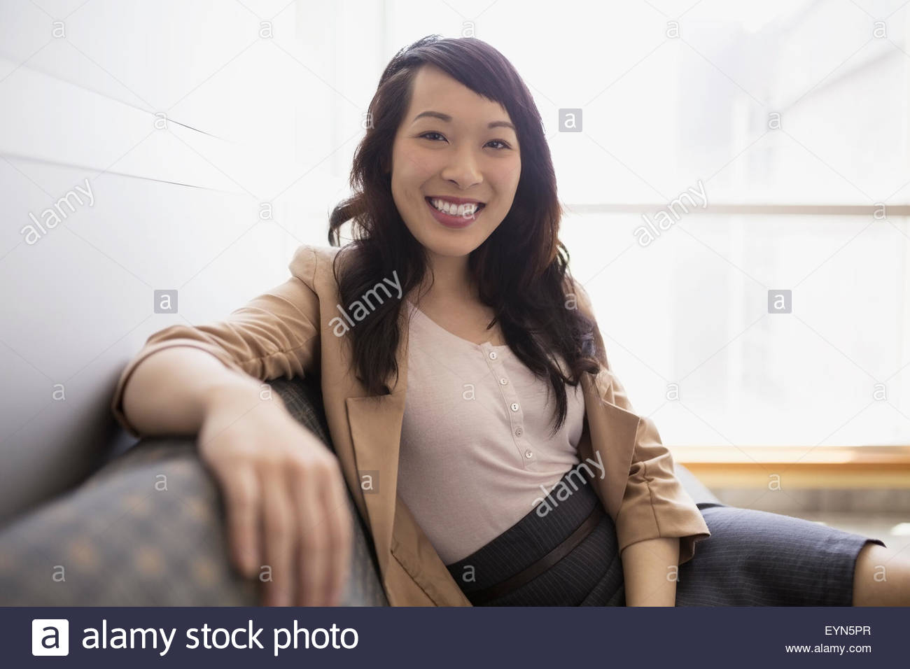 Porträt zuversichtlich Geschäftsfrau Stockfoto