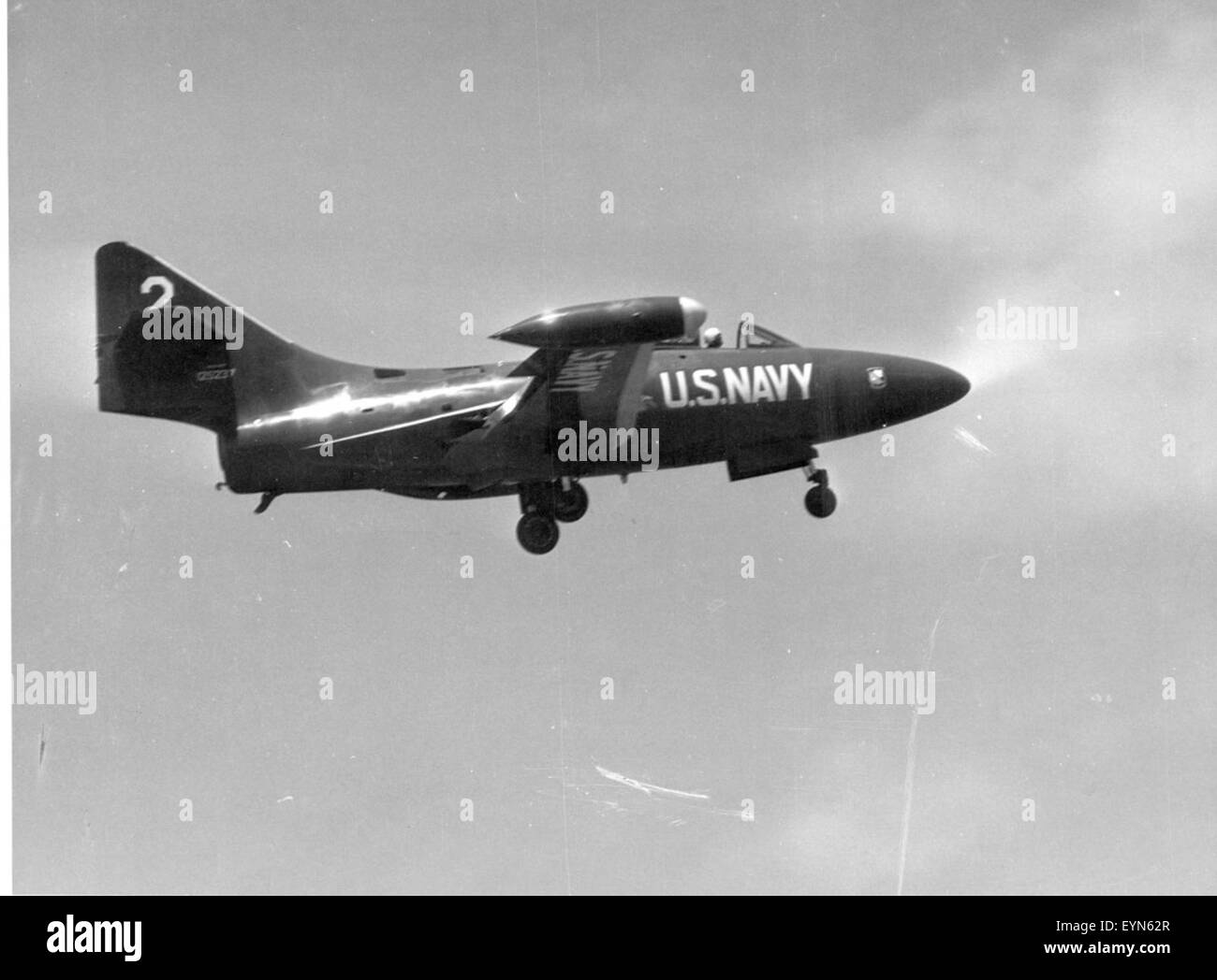 Grumman F9F-5 blaue Engel Stockfoto