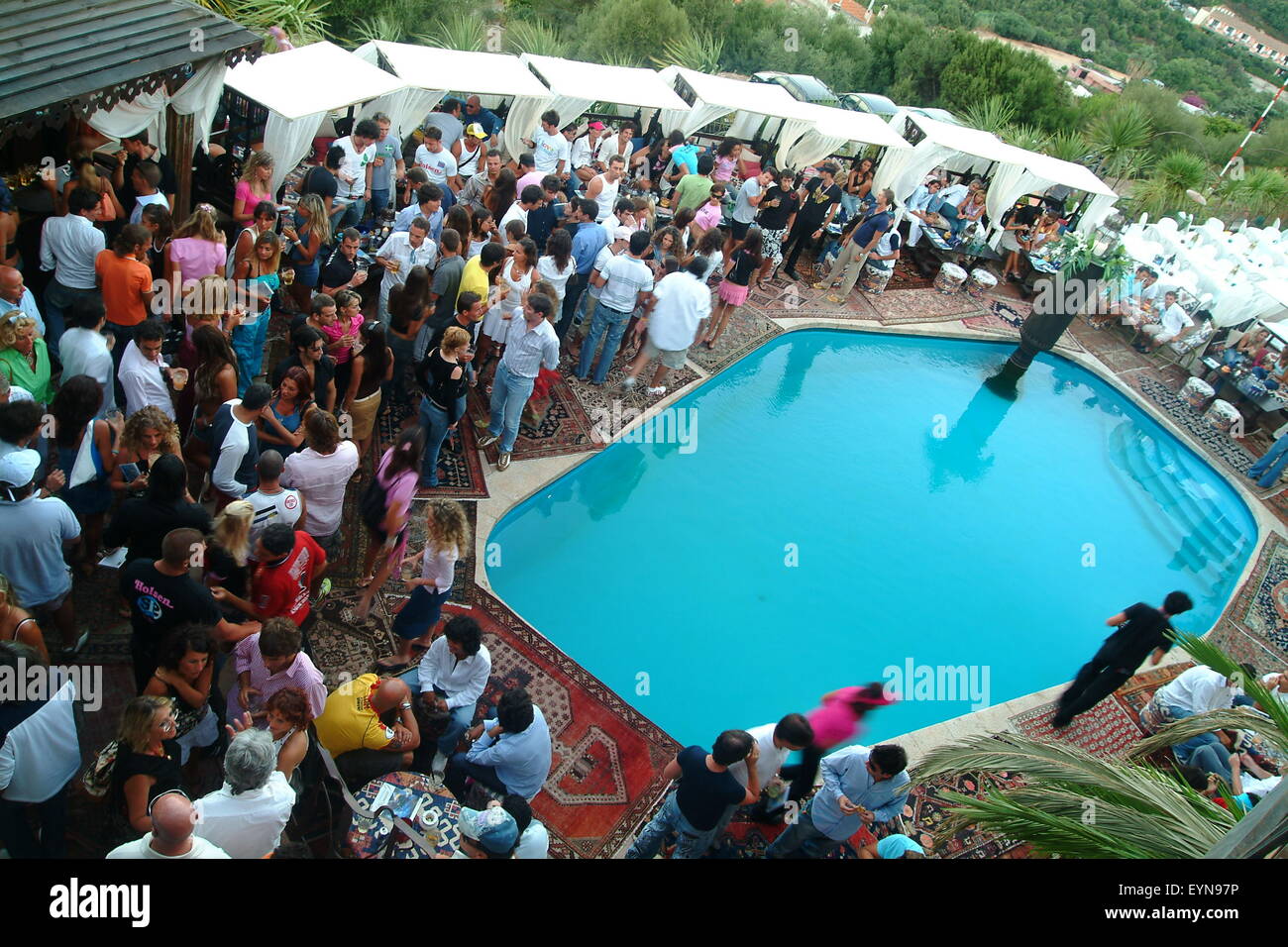 Flavio Briatore in Billionaire Club Party Porto Cervo, Costa Smeralda Italien Stockfoto