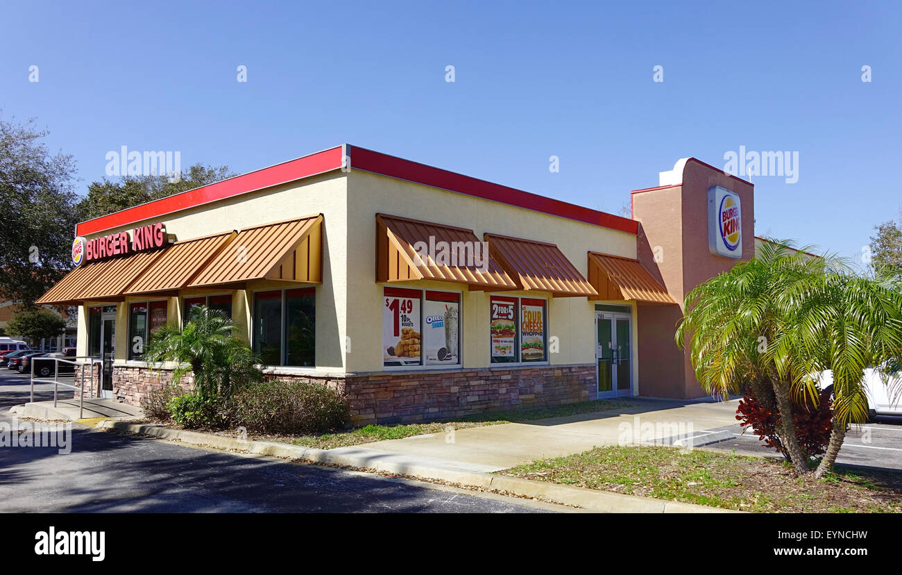 Burger King, Daytona Beach, Florida, Volusia County Stockfoto