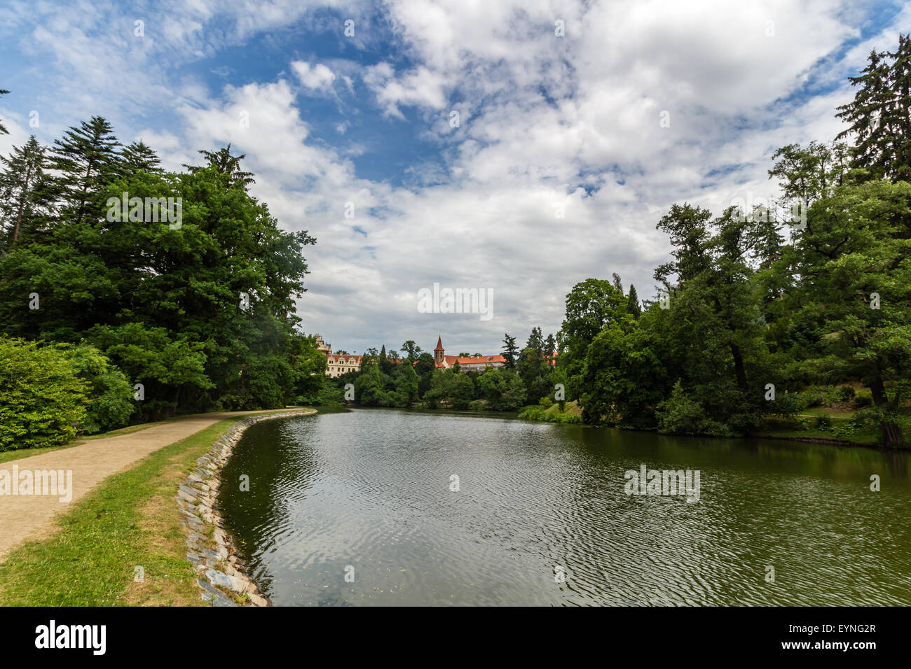 Pruhonice Park in der Nähe von Prag, Tschechische Republik Stockfoto