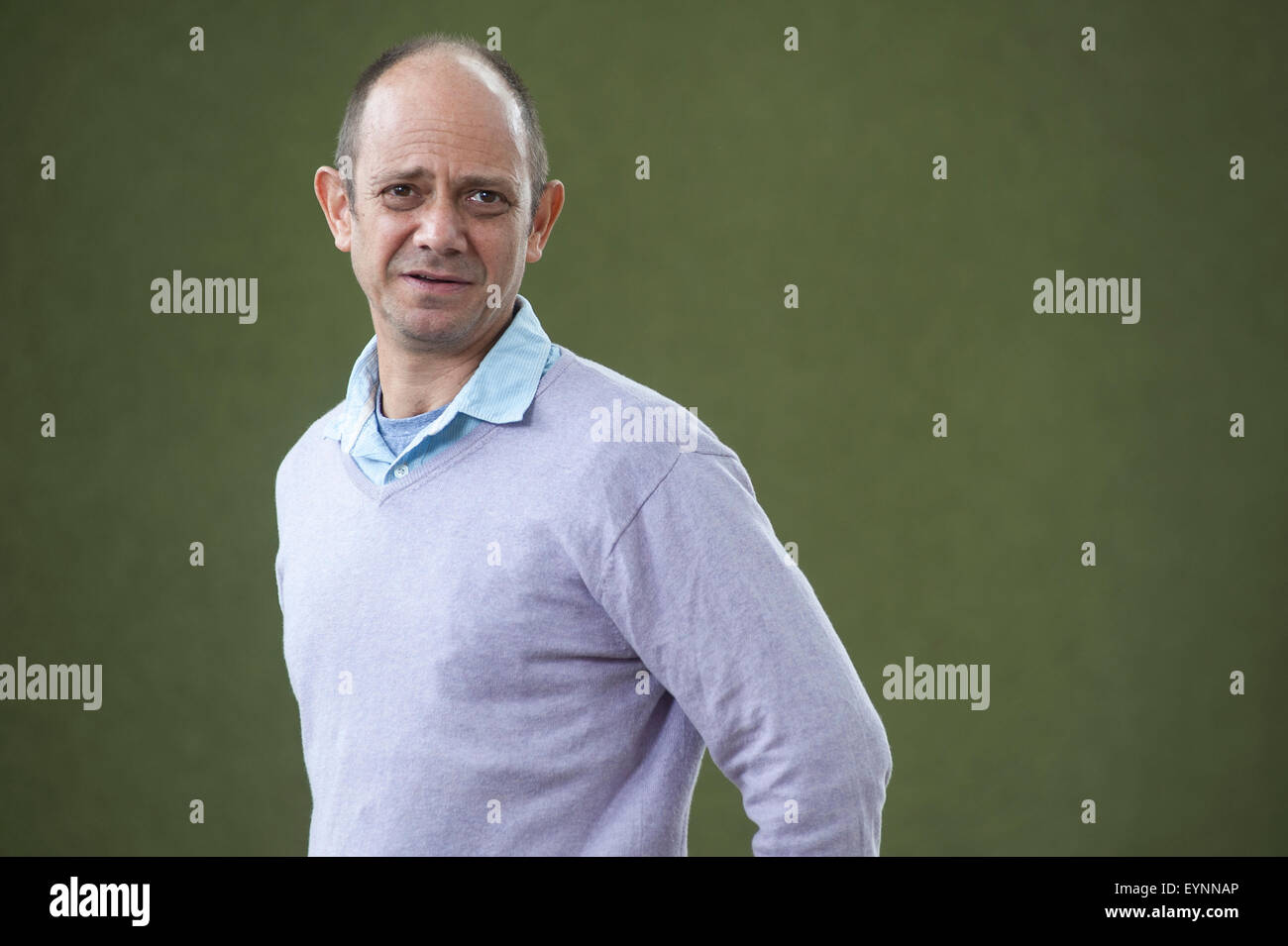 Südafrikanische Dramatiker und Romancier, Damon Galgut, erscheinen auf dem Edinburgh International Book Festival. Stockfoto