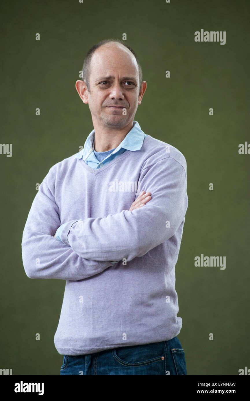 Südafrikanische Dramatiker und Romancier, Damon Galgut, erscheinen auf dem Edinburgh International Book Festival. Stockfoto