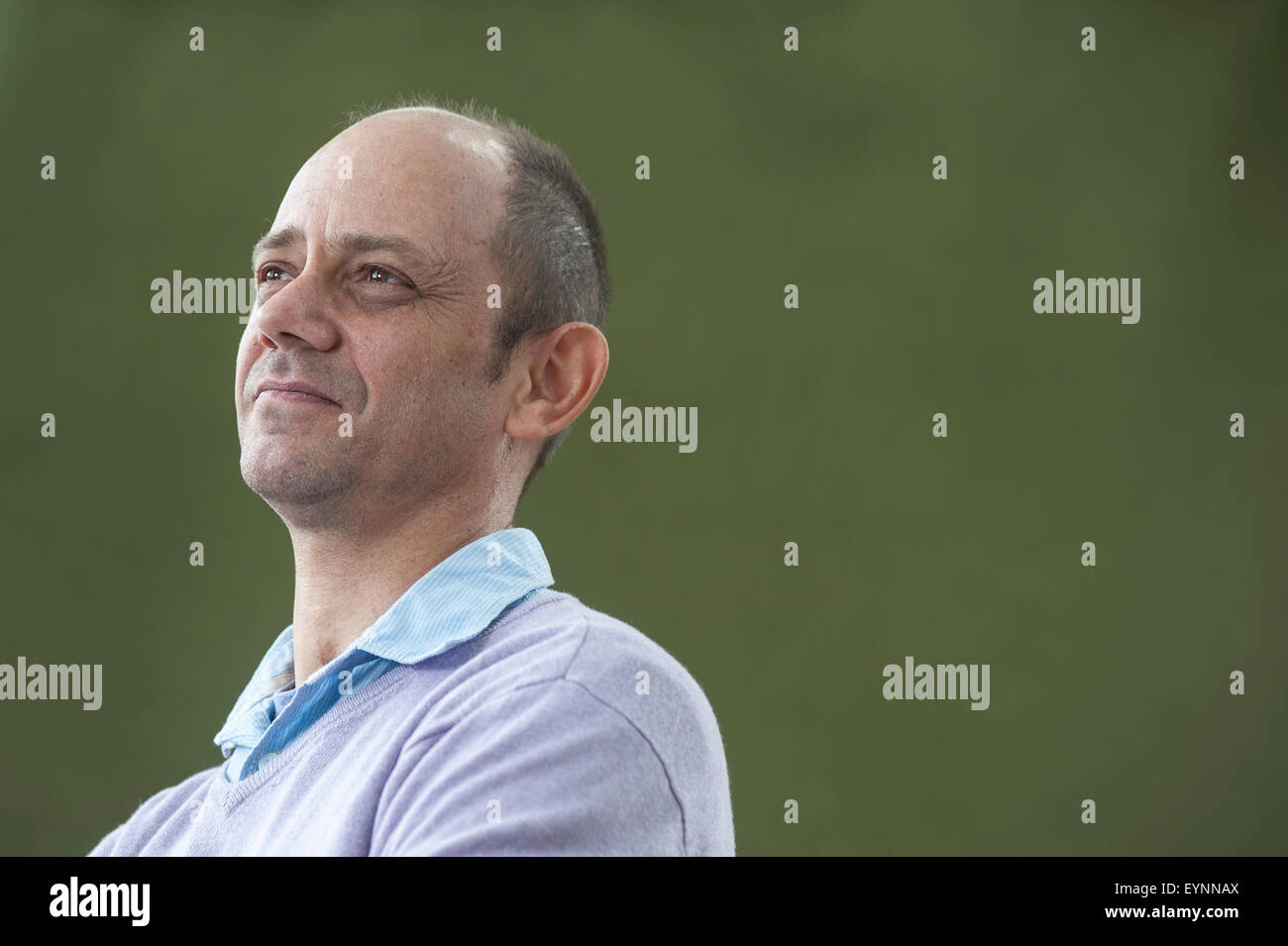 Südafrikanische Dramatiker und Romancier, Damon Galgut, erscheinen auf dem Edinburgh International Book Festival. Stockfoto
