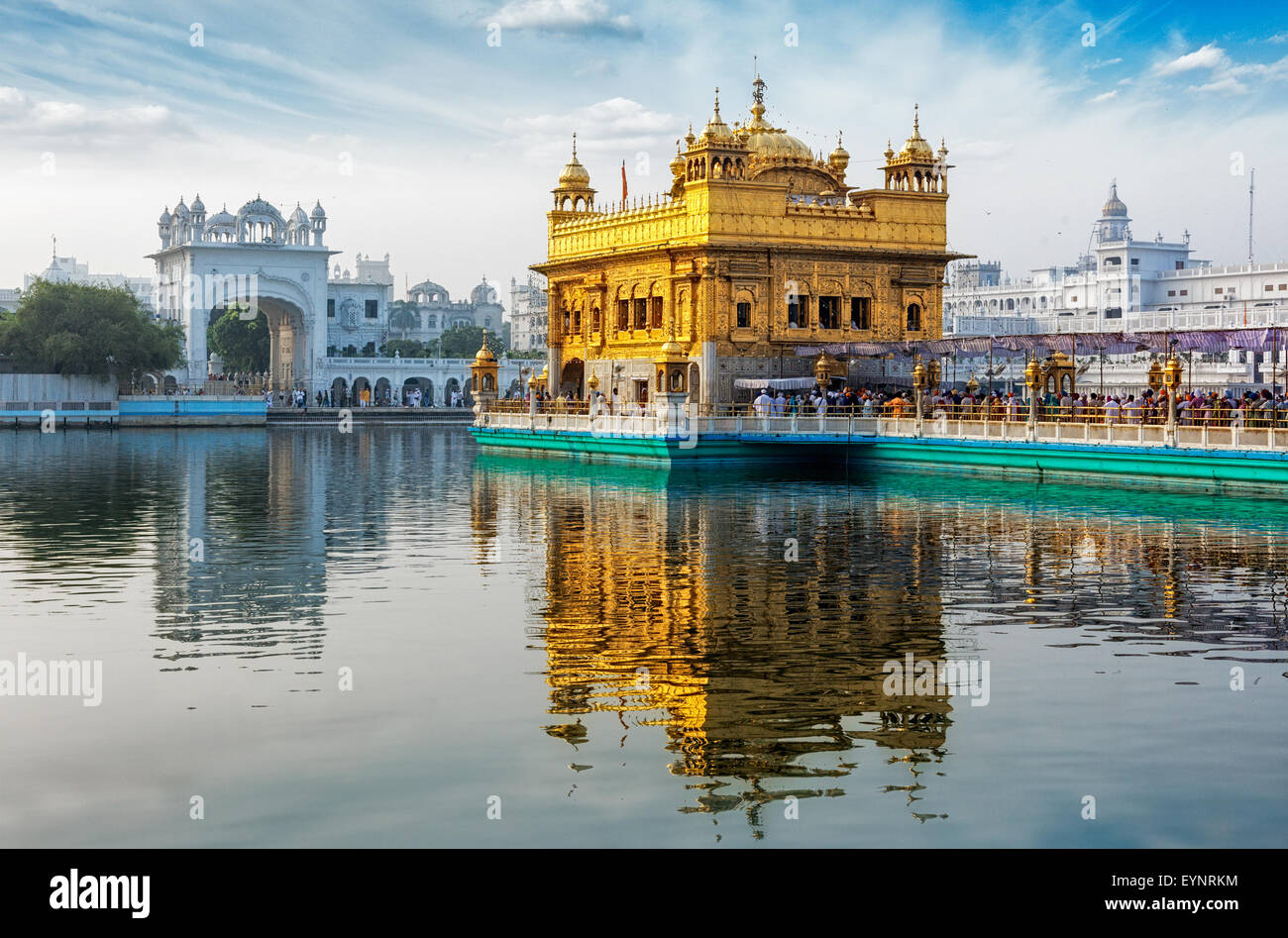 Goldenen Tempel in Amritsar Stockfoto