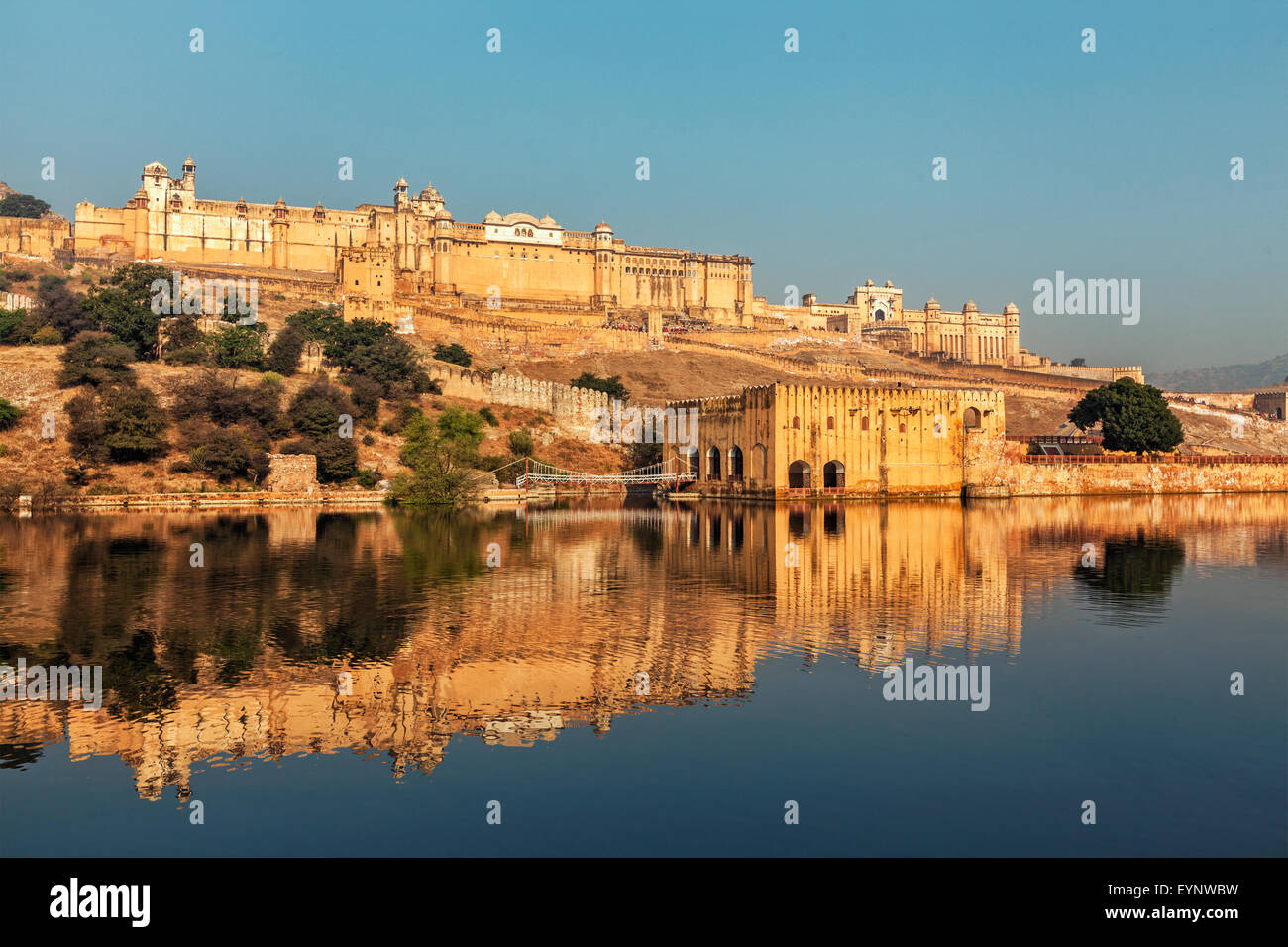 Amer Amber Fort, Rajasthan, Indien Stockfoto