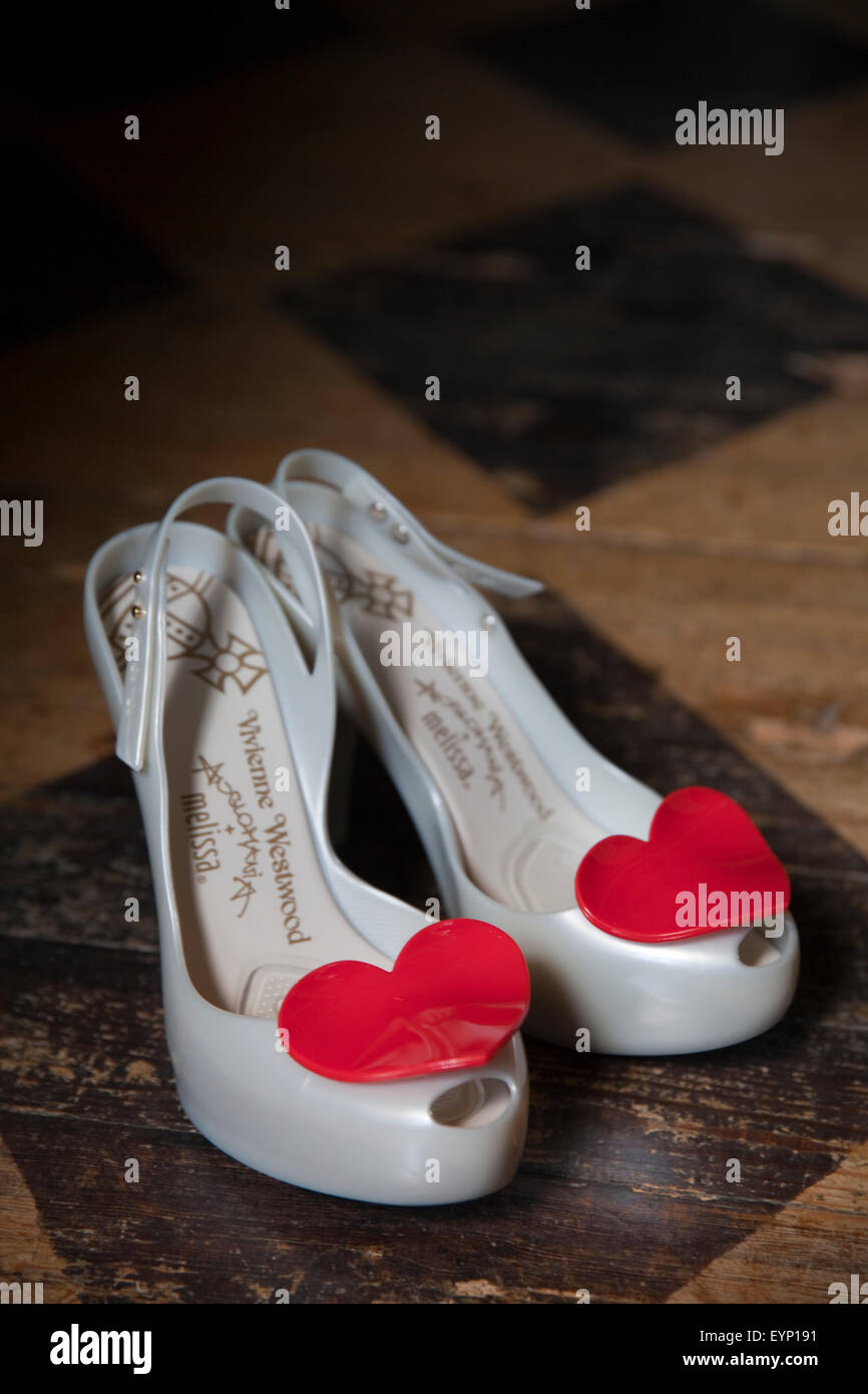 Hochzeit Schuhe Stockfoto
