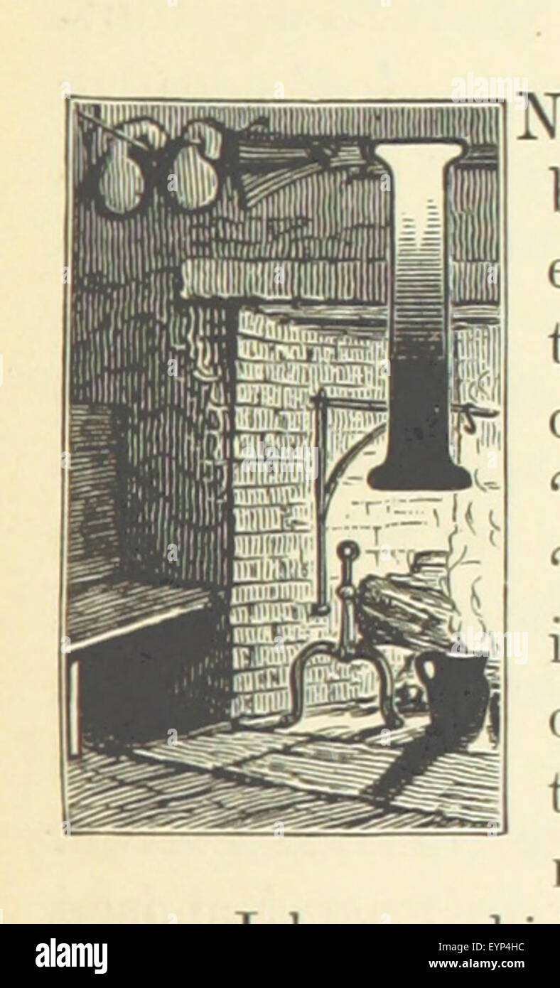 Illustration aus „Geschichte des Middlesex County“, die historische Ereignisse und bedeutende Persönlichkeiten im Middlesex County, England, zeigt. Stockfoto