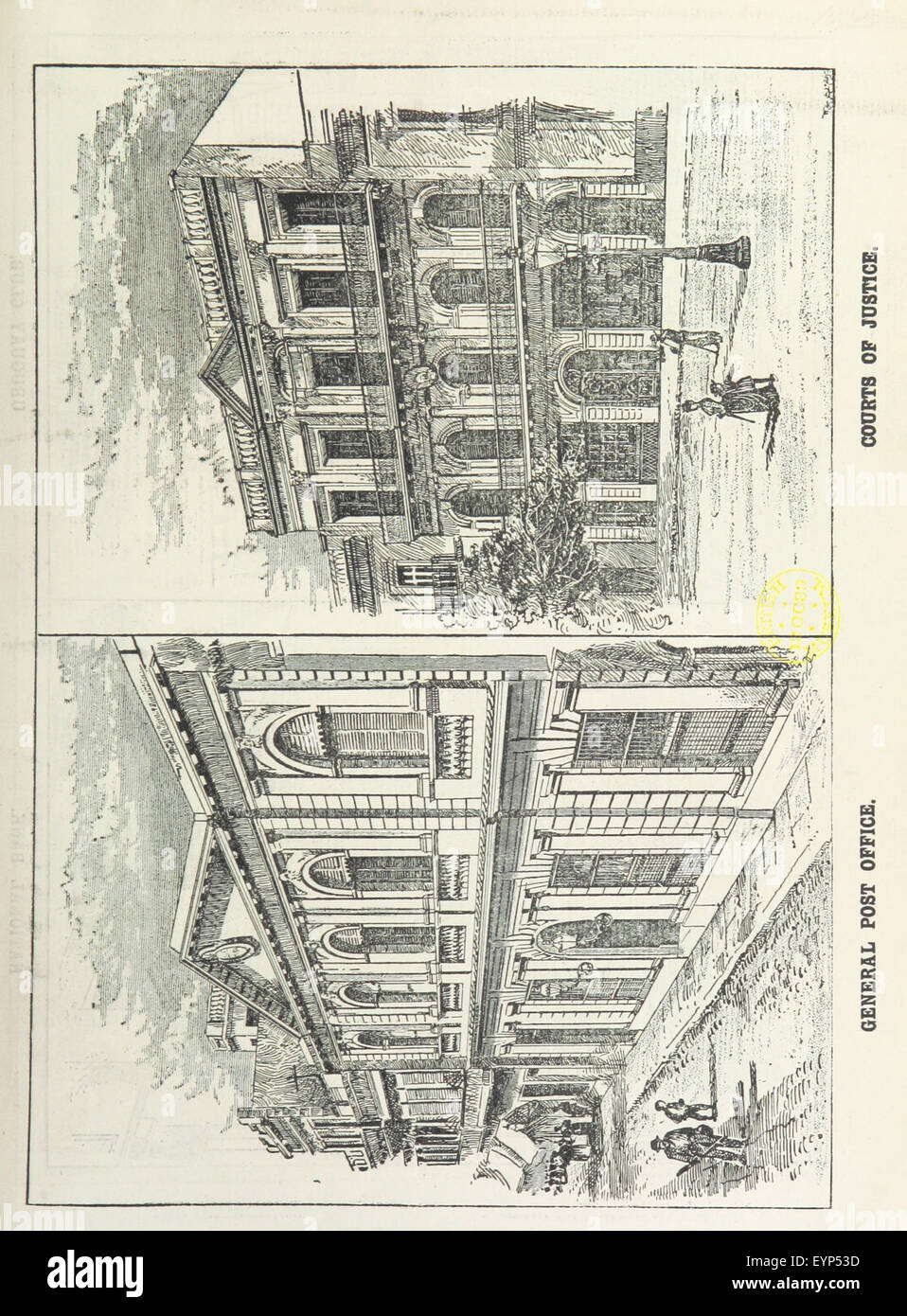 Foto von Seite 133 der "Republik Uruguay", das die allgemeine Beschreibung des Landes, die statistischen Daten und seine Teilnahme an der Pariser Ausstellung 1888-89 dokumentiert, mit Karten und Illustrationen. Stockfoto