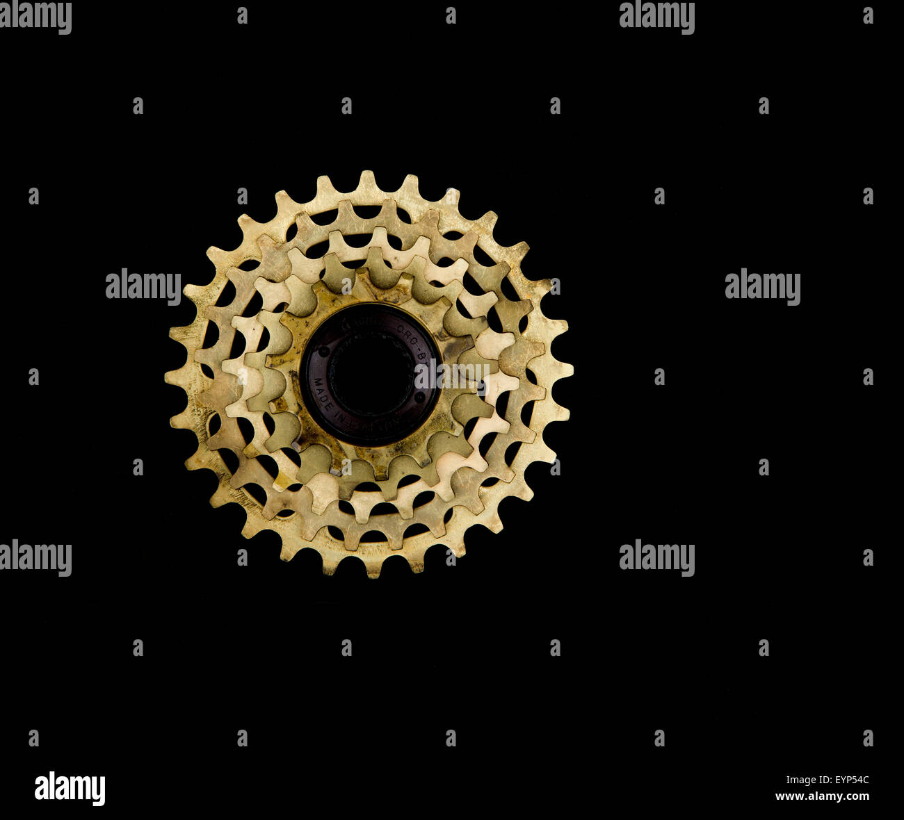 Vintage Regina Oro Gold 5 Geschwindigkeit block Stockfoto