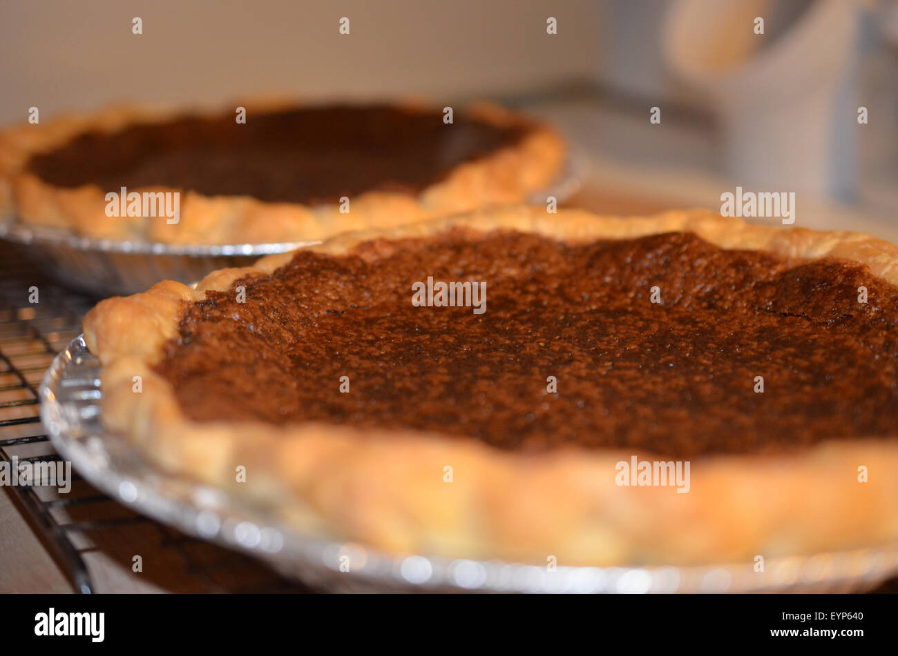 Schach Schokolade Kuchen Stockfoto