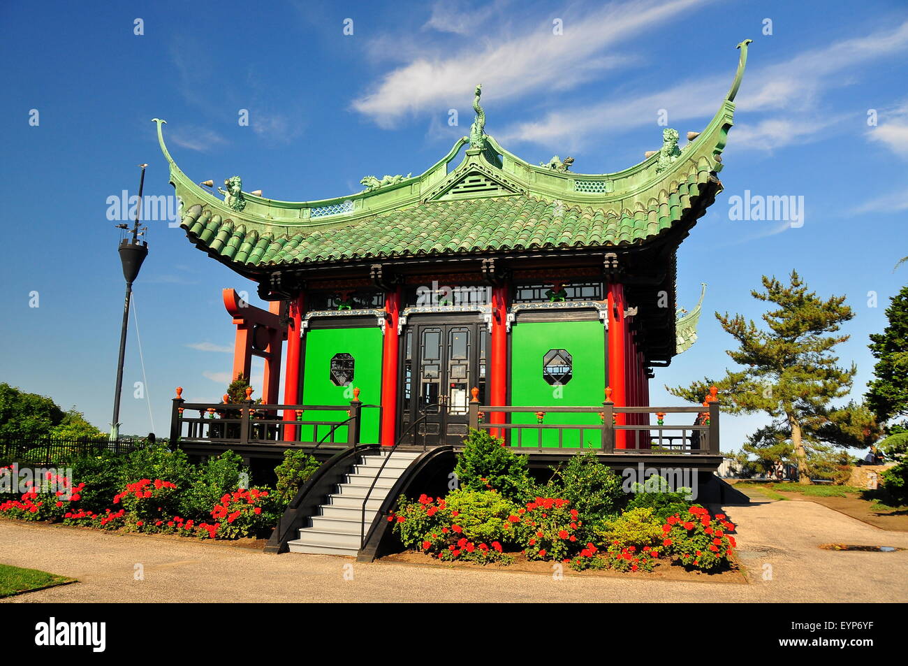 Newport, Rhode Island The Chinese Tea House im Jahre 1892 Marble House