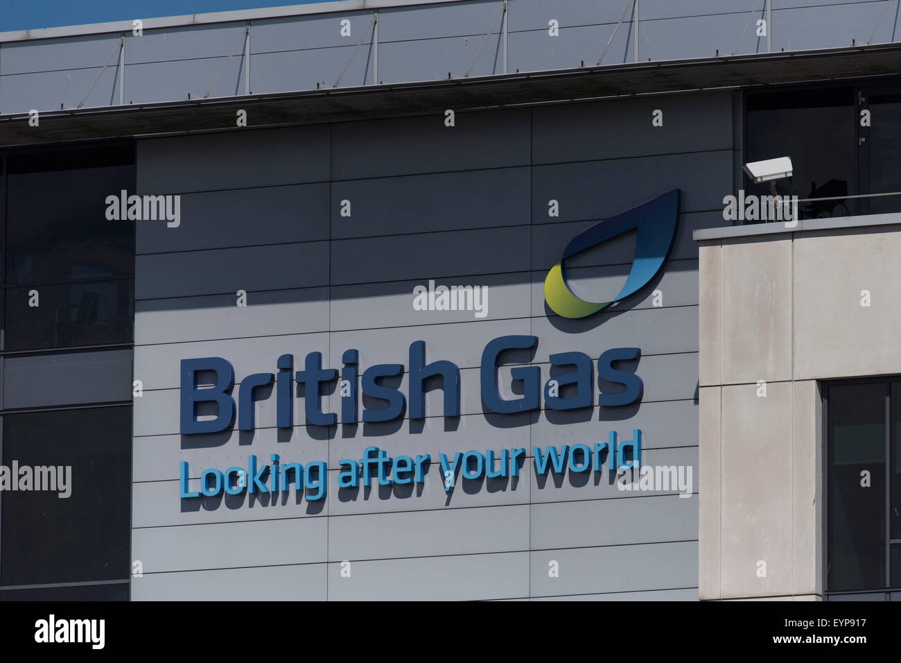 British Gas Büros in Cardiff, Wales. British Gas ist im Besitz von Centrica und liefert Energie für Millionen von Haushalten in ganz Großbritannien. Stockfoto