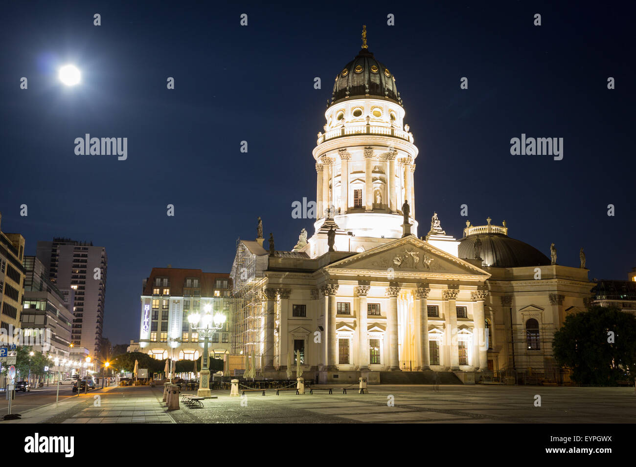 Gendarmenmarkt, Berlin bei Nacht Stockfoto