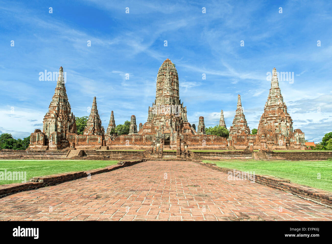 Chaiwatthanaram Tempel der Provinz Ayutthaya. Ayutthaya historischen Park, Thailand Stockfoto