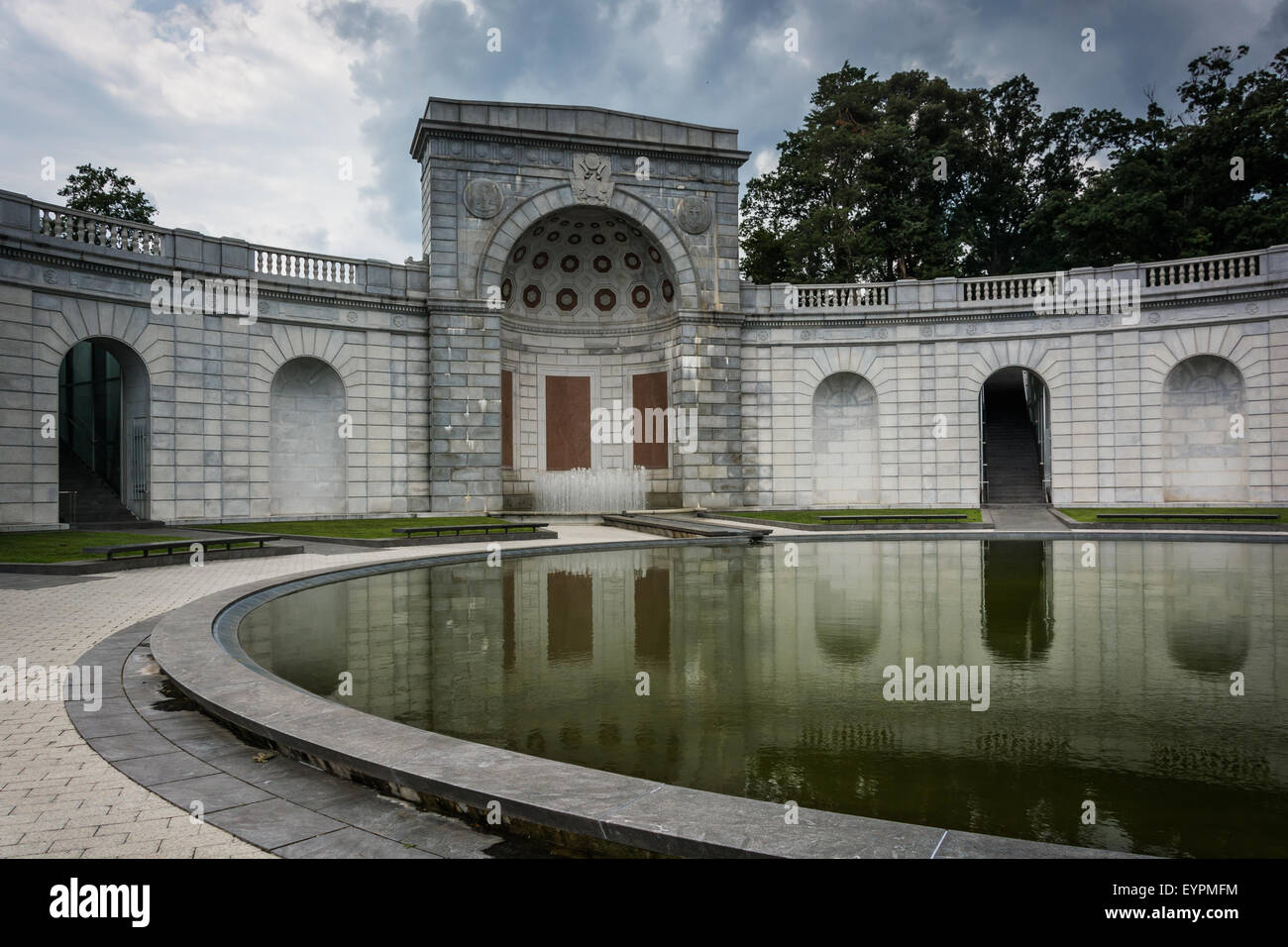 Die Frauen im Militärdienst für Amerika Memorial in Arlington, Virginia. Stockfoto