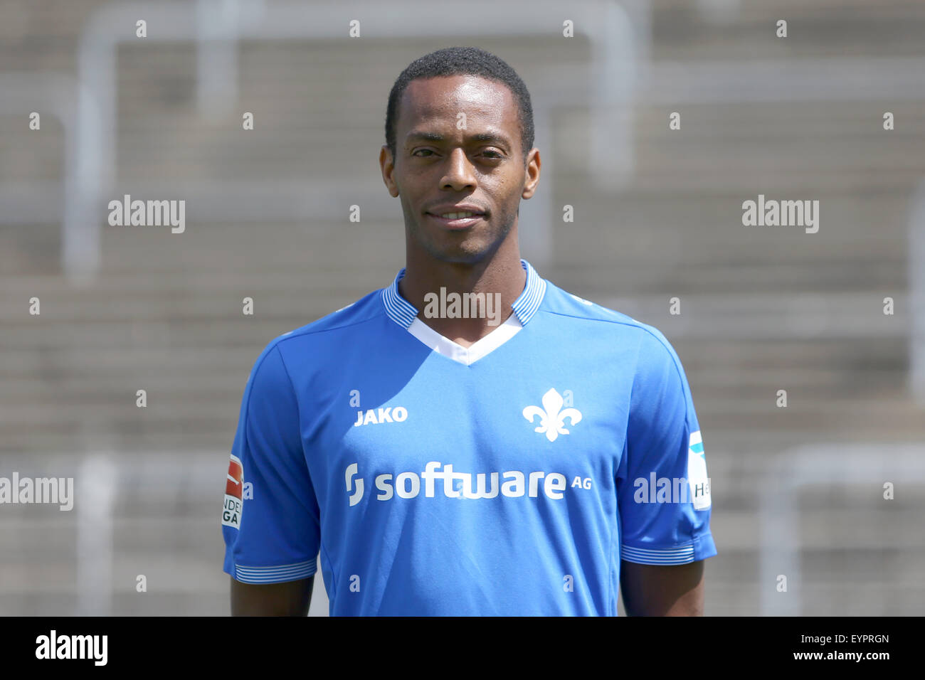 Deutsche Bundesliga, Saison 2015/16, Fototermin des SV Darmstadt 98 am 30. Juli 2015, Spieler Junior Diaz Stockfoto