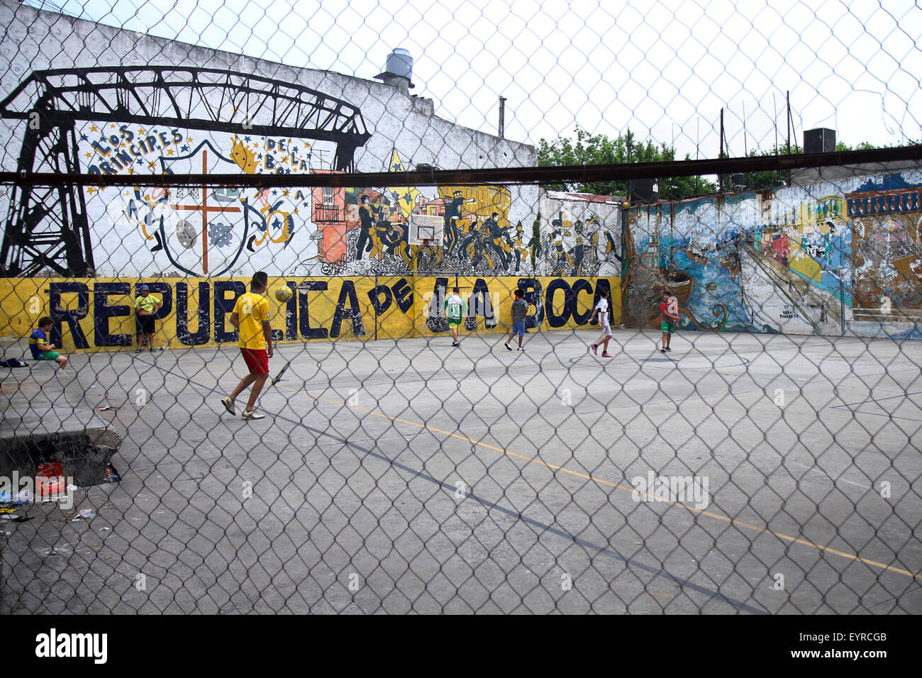 La Boca Nachbarschaft, Buenos Aires, Argentinien Stockfoto