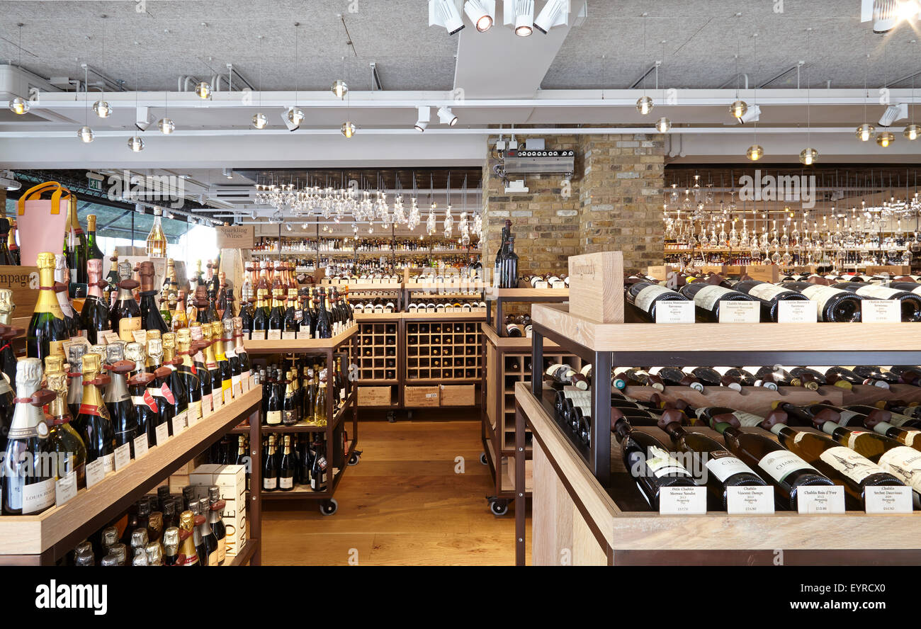 Wein-Shop Stockfoto