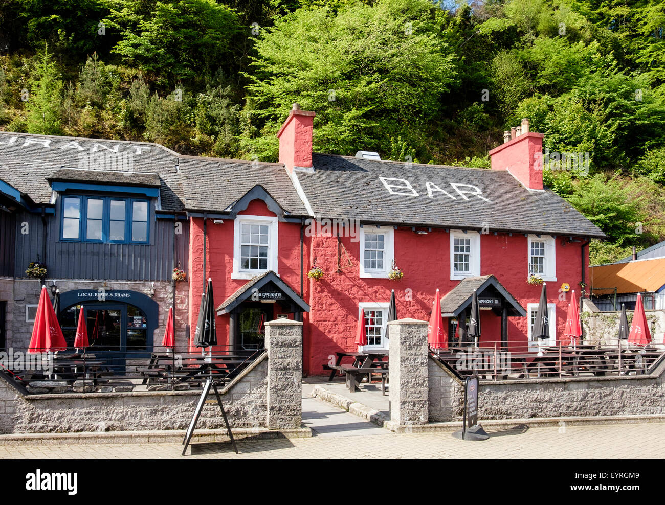 MacGochans Restaurant und Bar in Tobermory, Isle of Mull, Argyll & Bute, Inneren Hebriden, Western Isles, Schottland, UK, Großbritannien Stockfoto