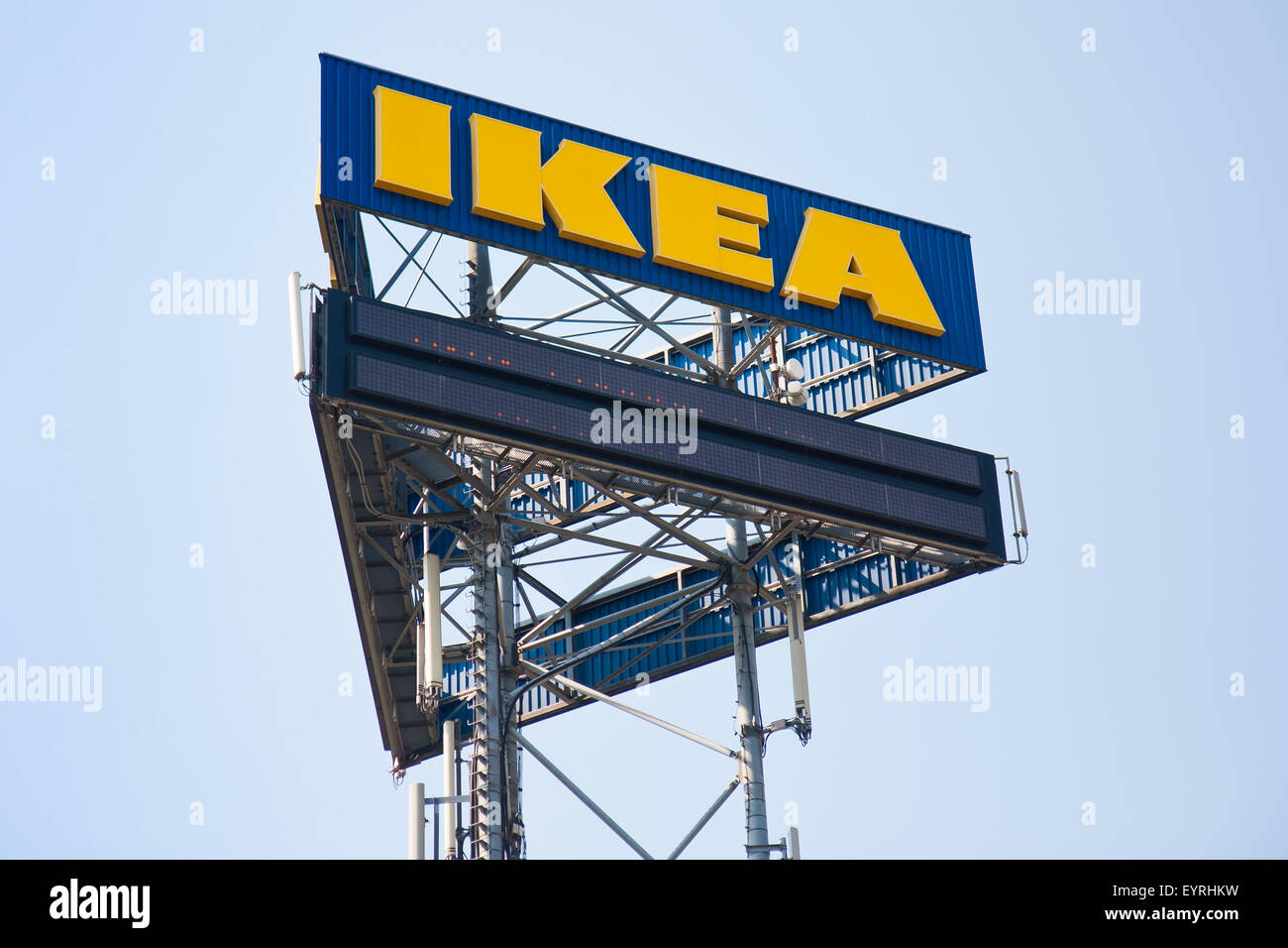 IKEA-Plakat in der Nähe von niederländischen Autobahn Stockfoto