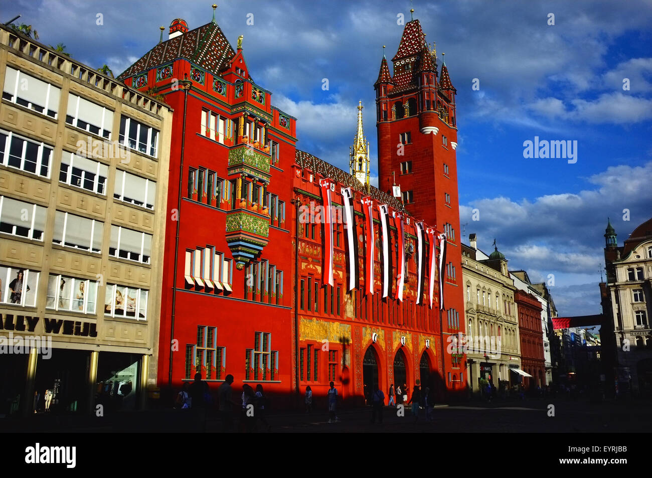 Basler Rathaus Stockfoto