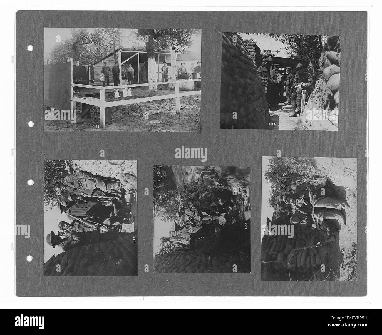 Dieses Bild ist Teil der Sammlung des Canadian war Memorials Fund und zeigt offizielle Kriegsfotos, die während des Ersten Weltkriegs aufgenommen wurden und die Rolle Kanadas im Krieg dokumentieren. Stockfoto