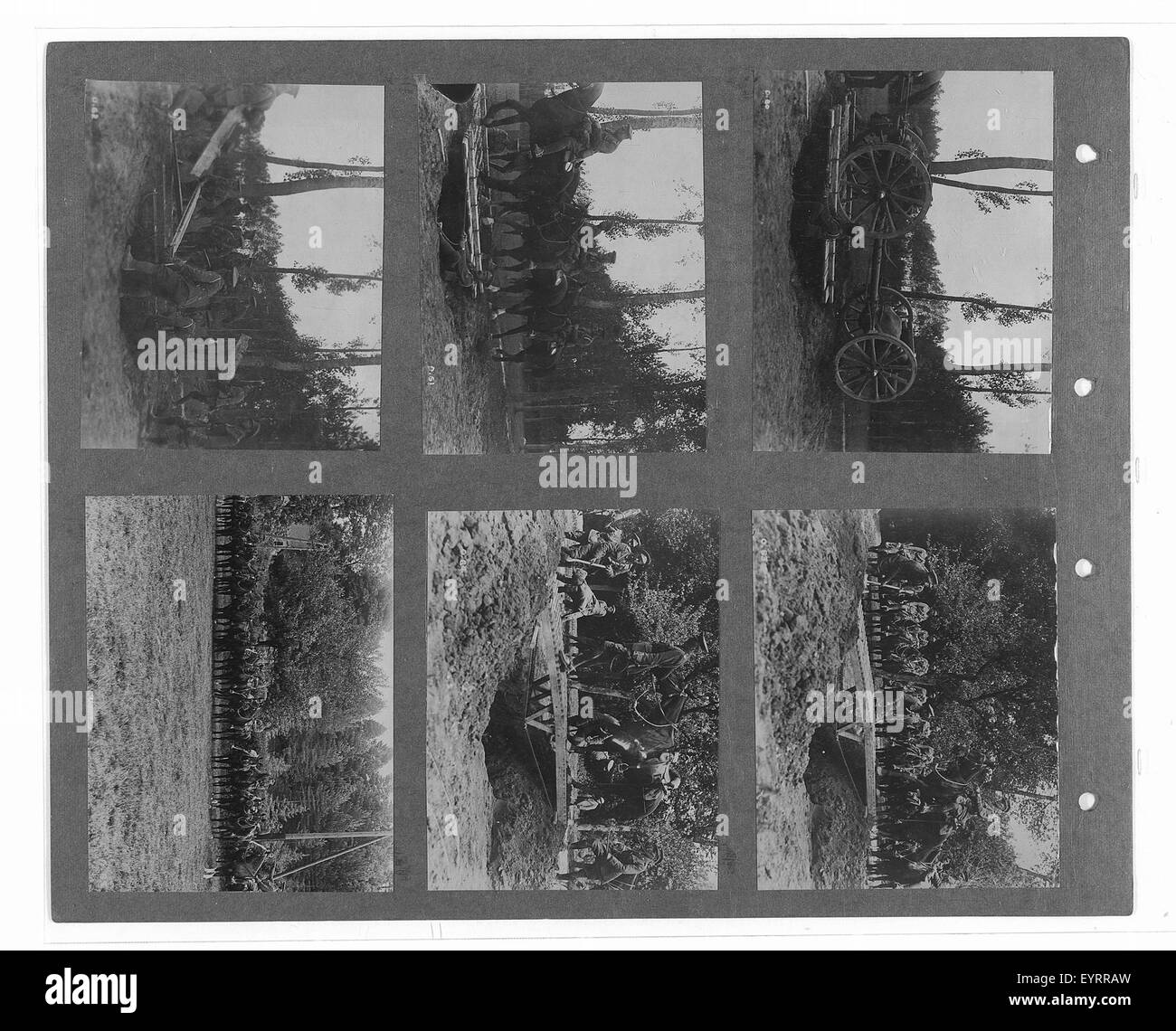 Bild aus „Canadian war Memorials Fund Canadian Official war Photos Volume 13“ mit einem Kriegsfoto. Stockfoto