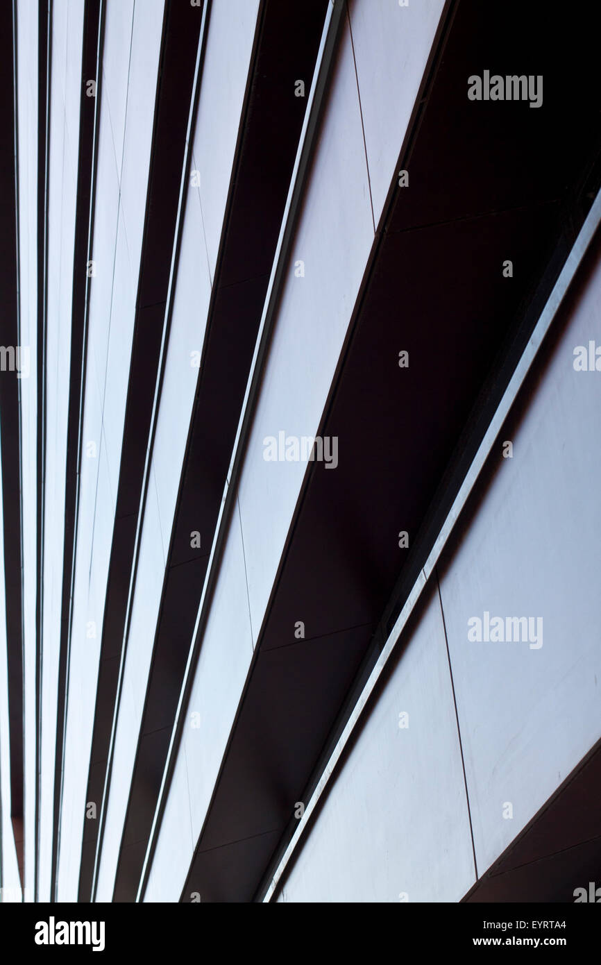 Fassade des nationalen Forum für Musik, Gebäude in Wroclaw/Breslau, Polen Stockfoto