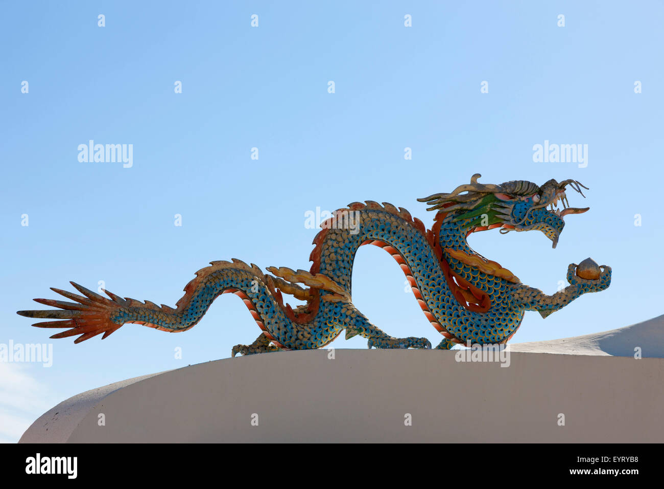 Luckdragons, Tempel der tausend Buddhas, Frankreich, La Boulaye Stockfoto