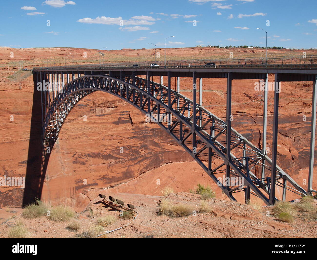 Metall Brücke Arizona Stockfoto
